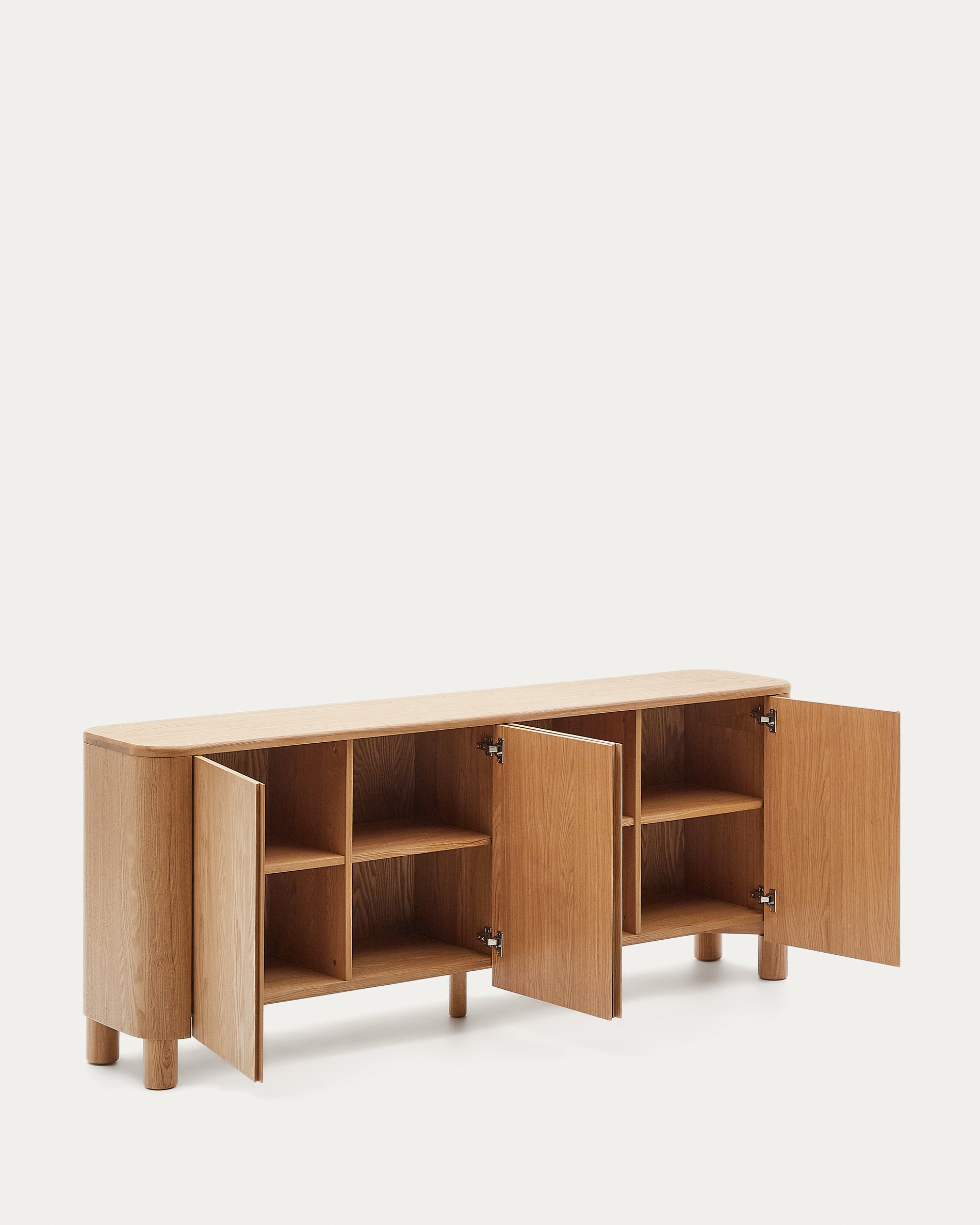 Salaya sideboard in ash plywood FSC Mix Credit, 200 cm x 79 cm - Product View