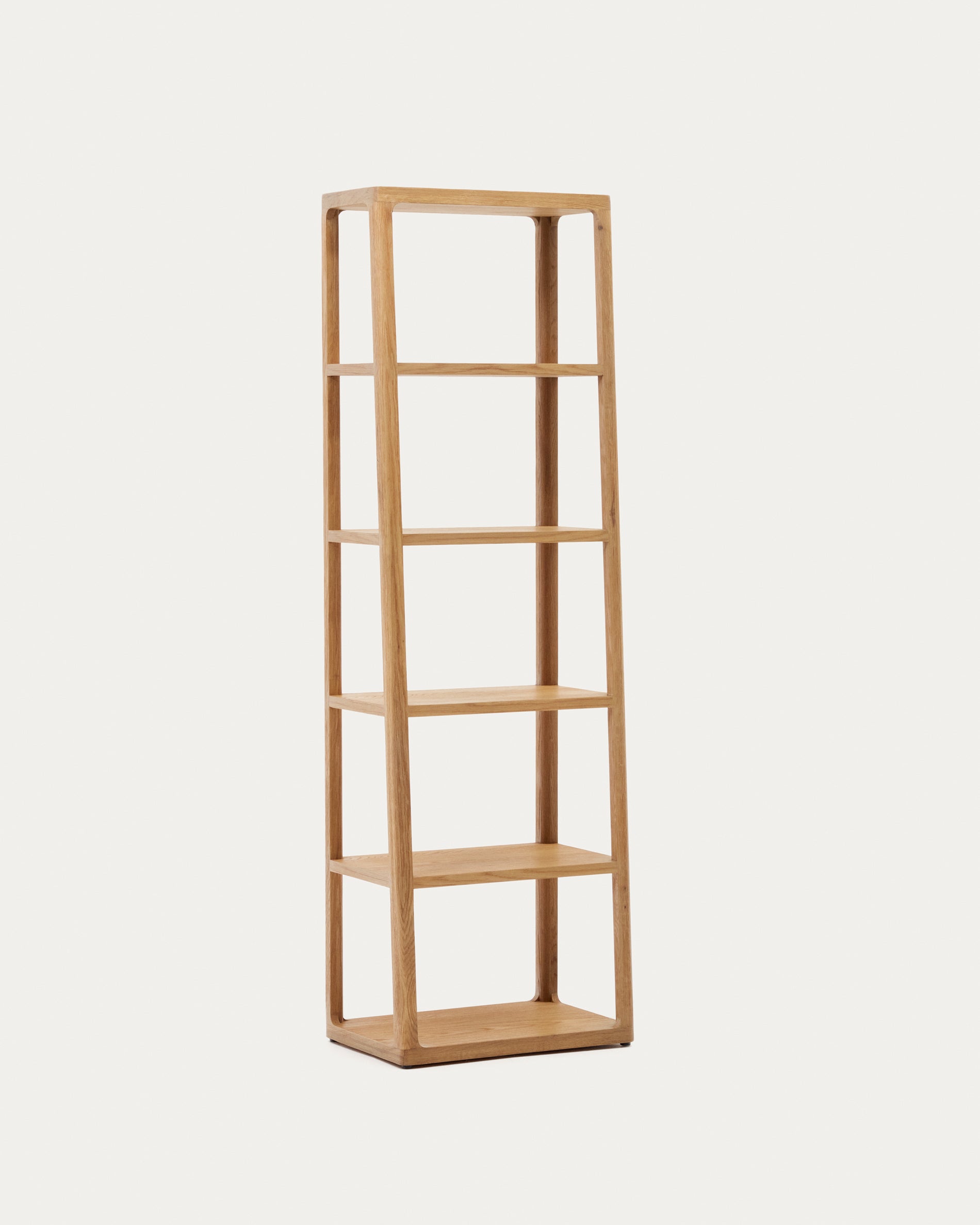 Maymai shelf with solid oak structure 60 x 193 cm - Product View