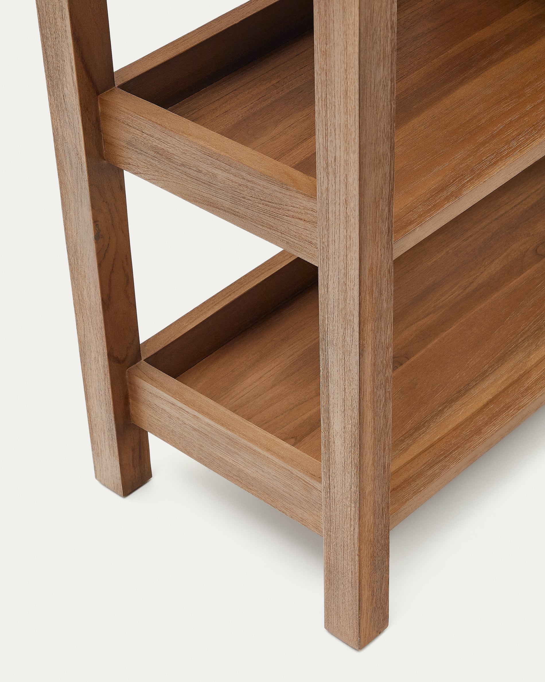 Sashi shelving unit made in solid teak wood 150 x 185 cm - Detail
