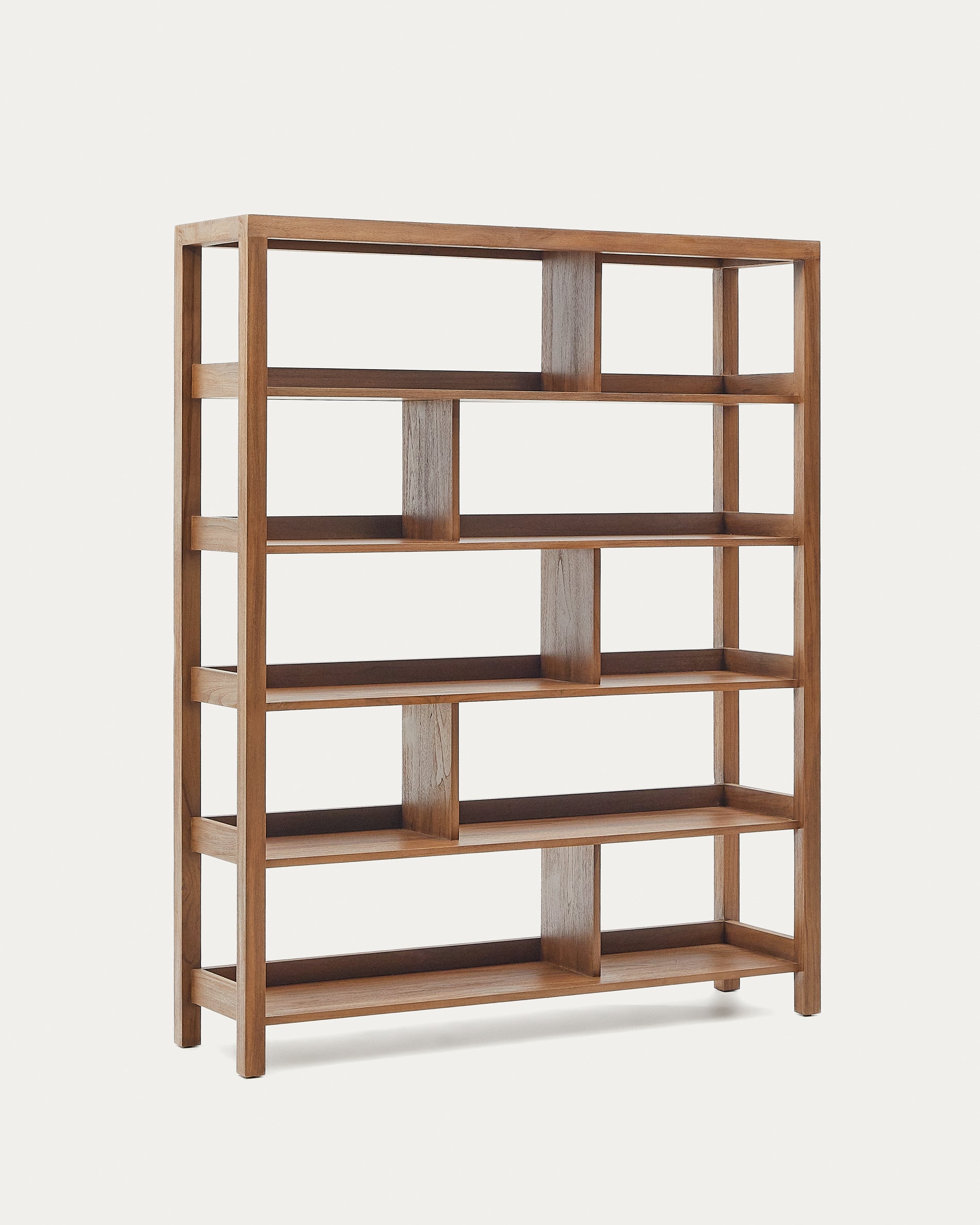 Sashi shelving unit made in solid teak wood 150 x 185 cm - Product View