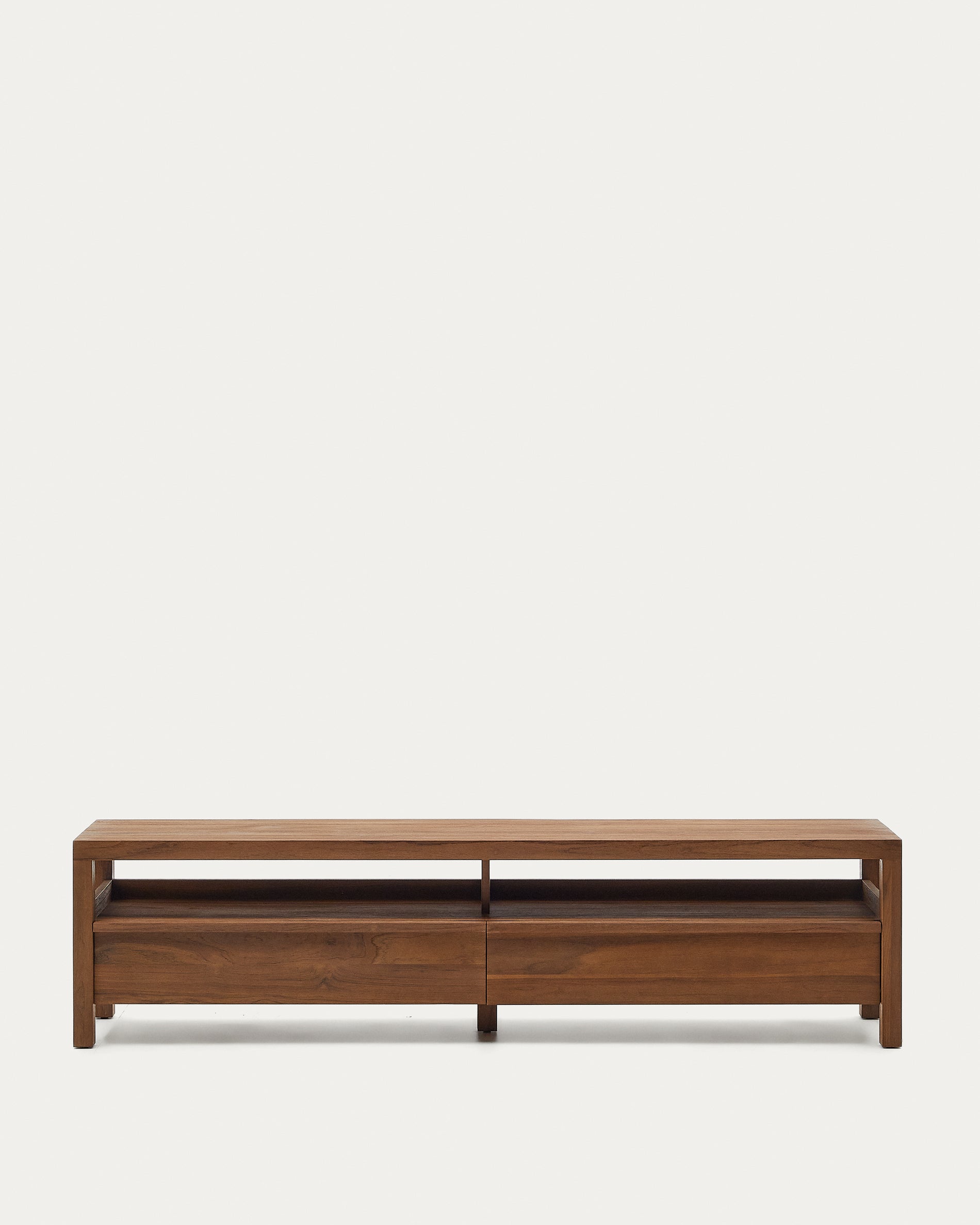 Sashi TV stand made in solid teak wood 200 x 40 cm - Product View