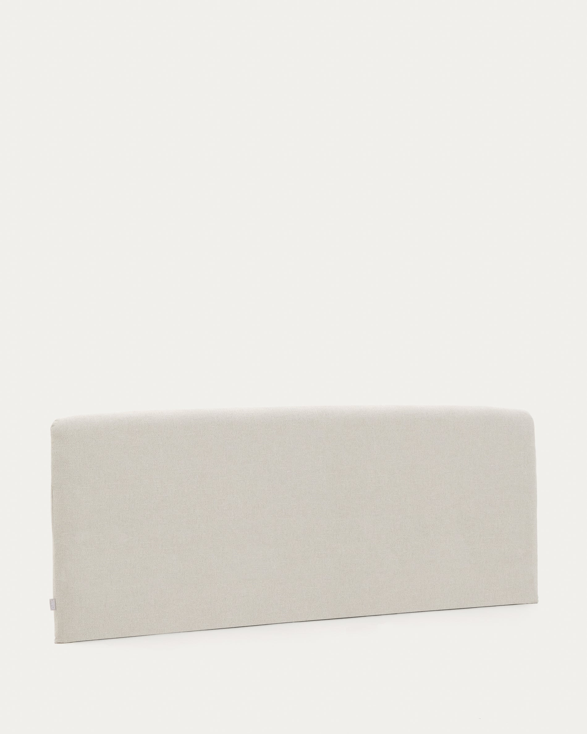 Pearl chenille Valma headboard with removable cover for a 160 x 200 cm bed - Product View