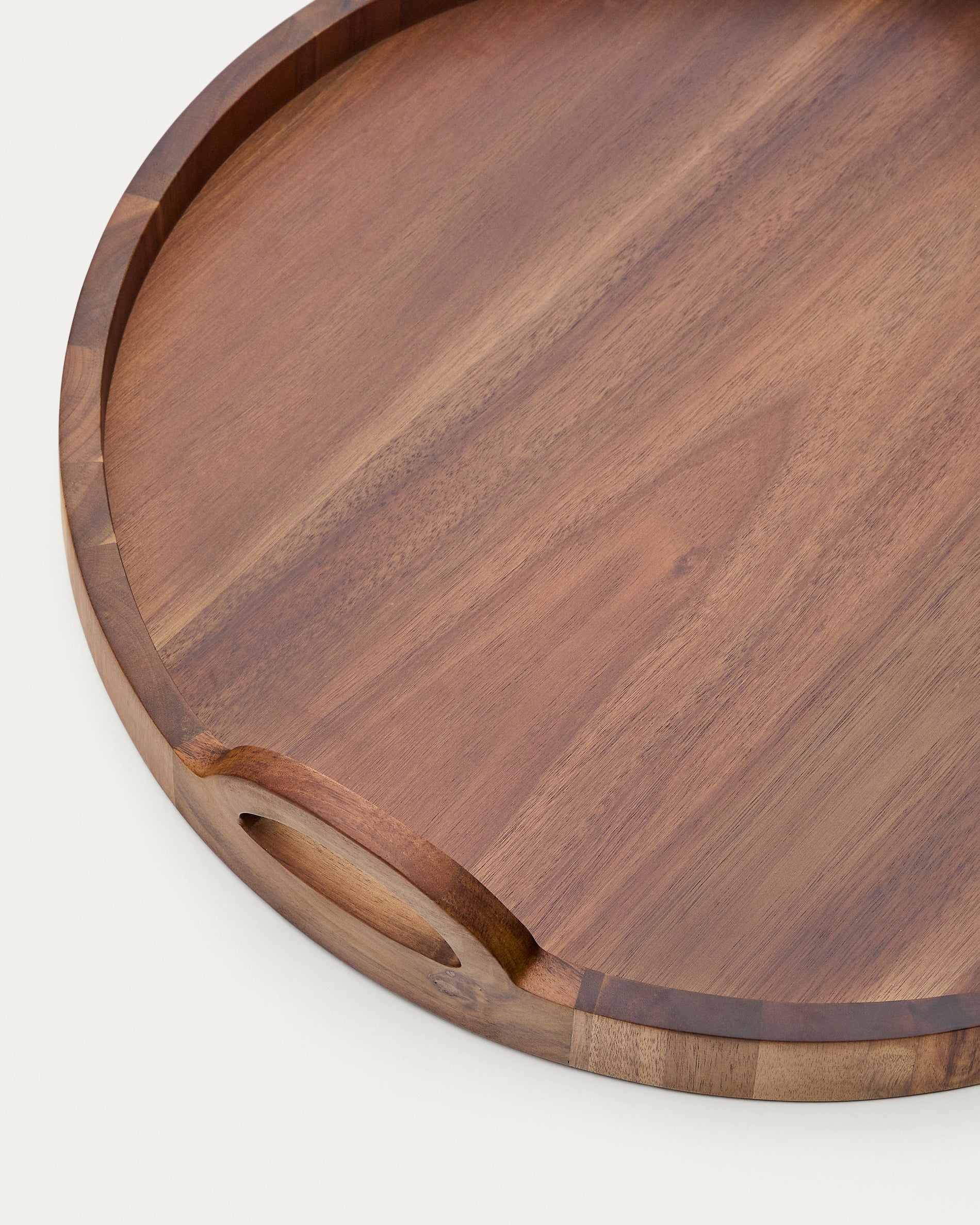 Zoa tray made of acacia wood FSC 100% Ø50 cm - Detail