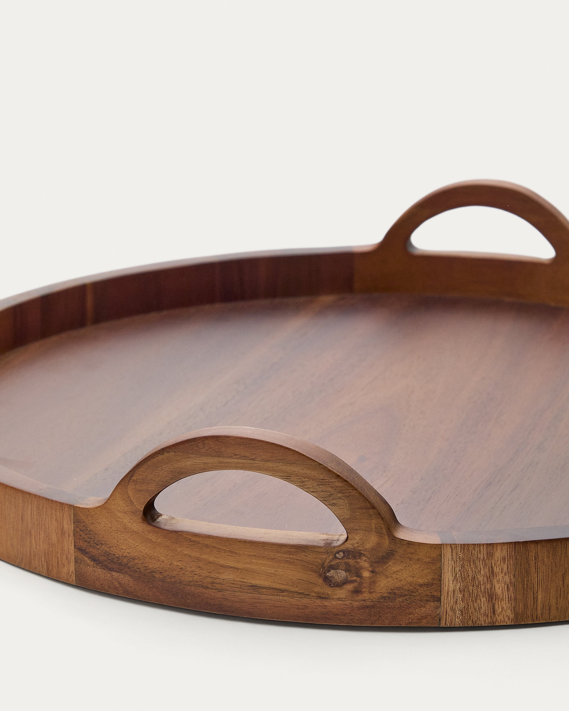 Zoa tray made of acacia wood FSC 100% Ø50 cm - Detail