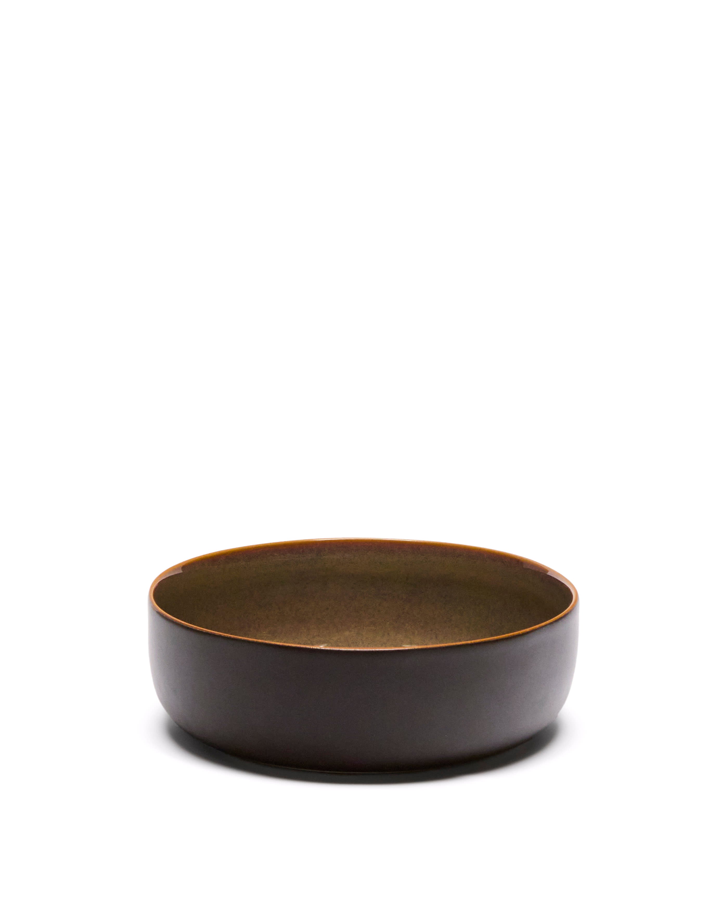Large brown ceramic Uilo bowl