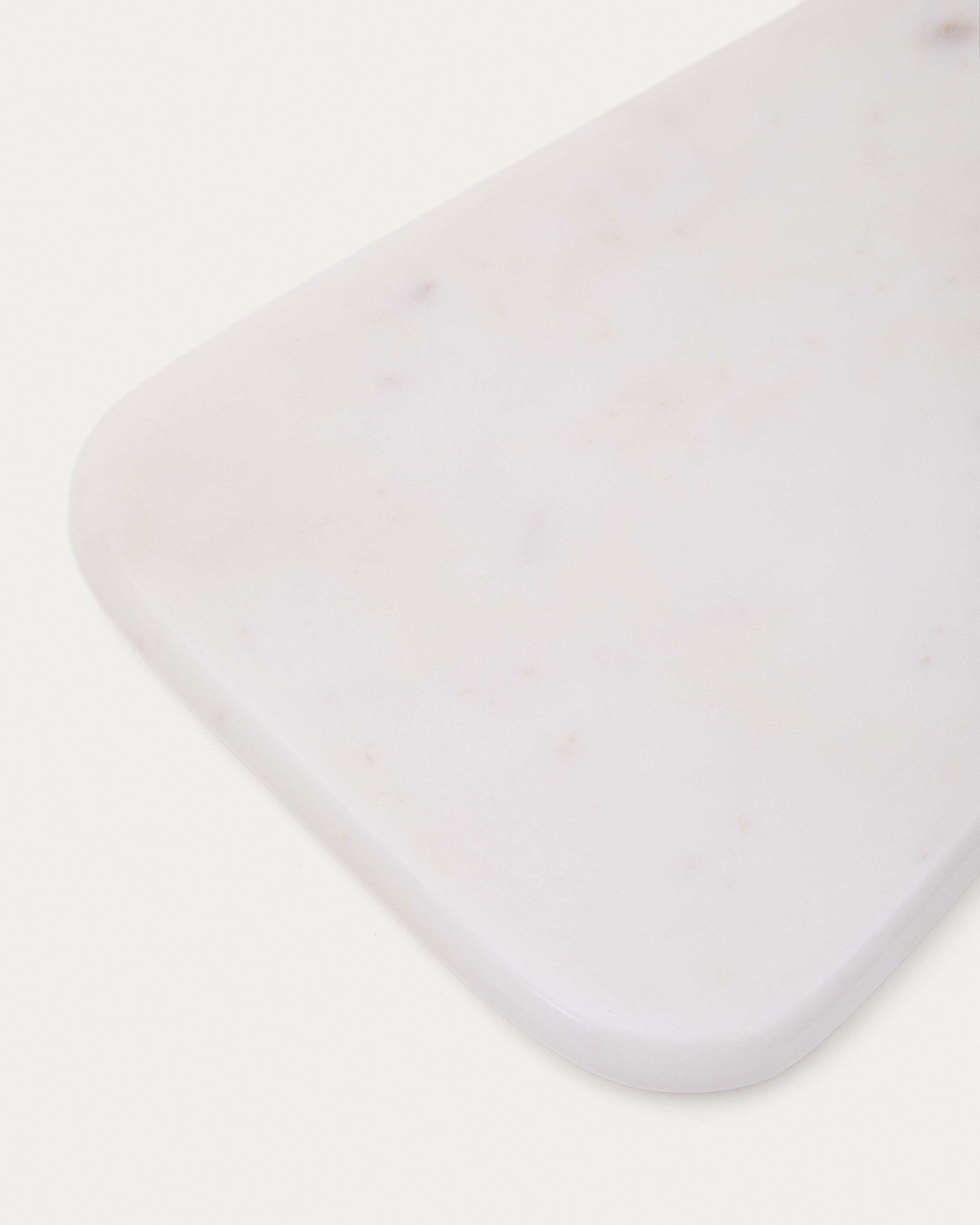 Zera serving board in white marble - Detail
