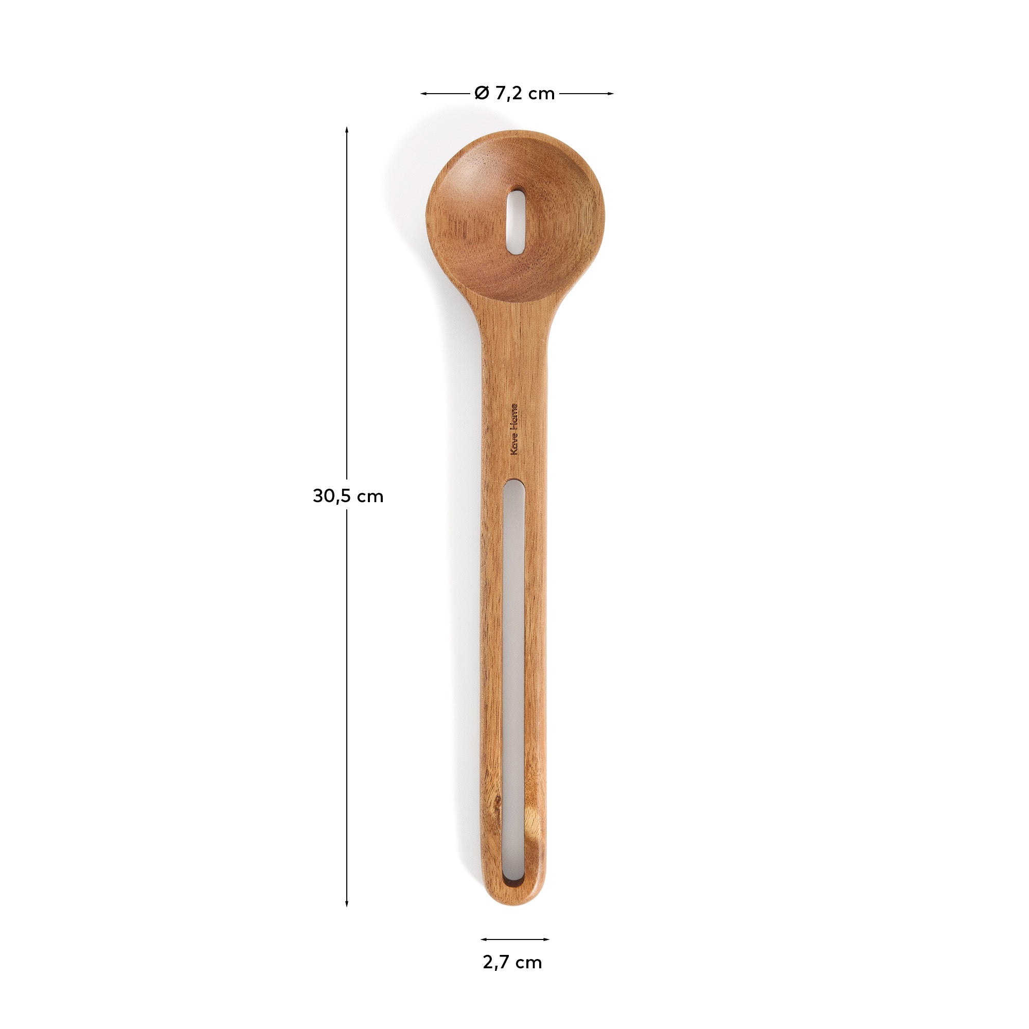Blera kitchen utensil in acacia wood FSC 100% - Measurements