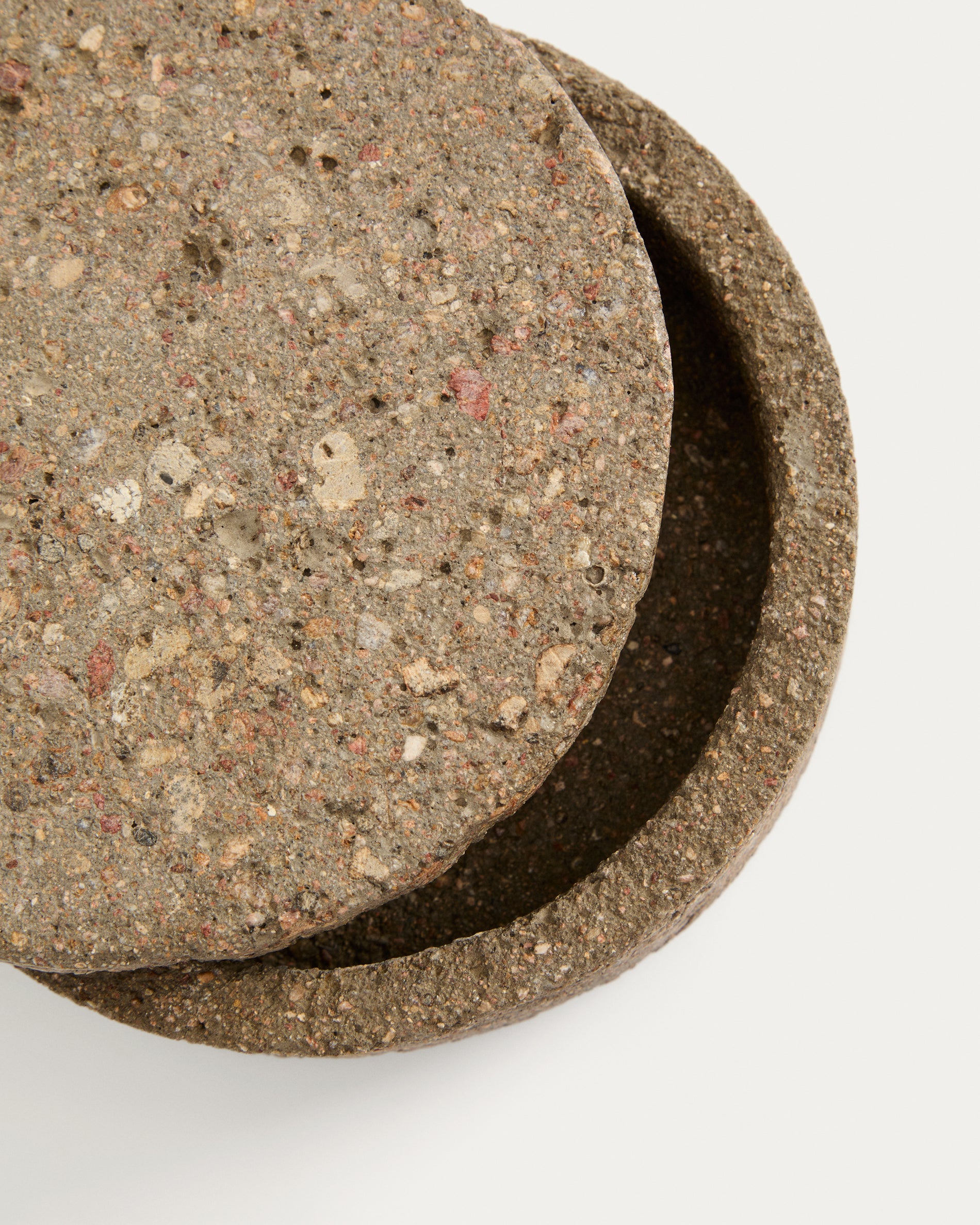 Mirani decorative stone box Ø 15 cm - Detail