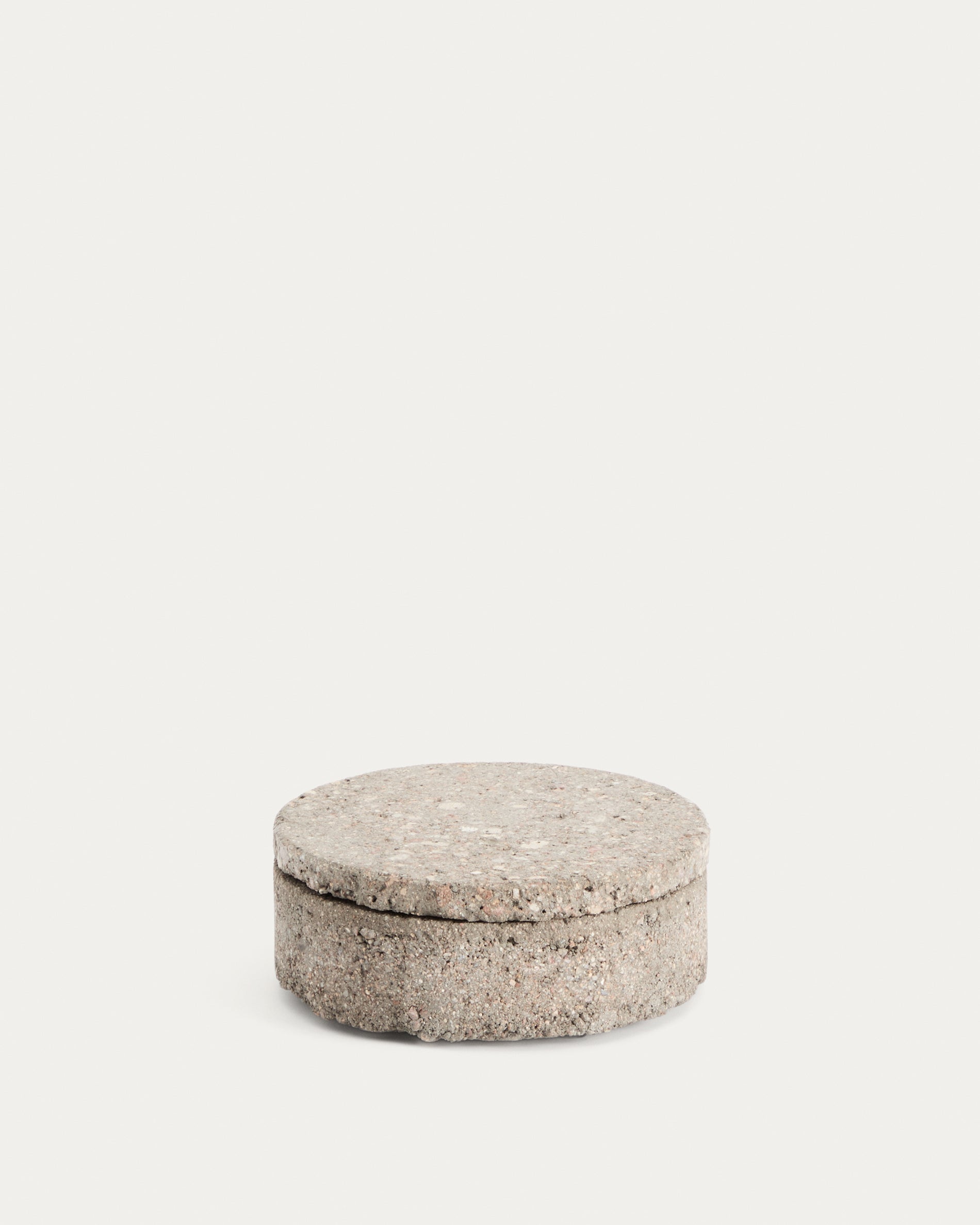 Mirani decorative stone box Ø 15 cm - Product View