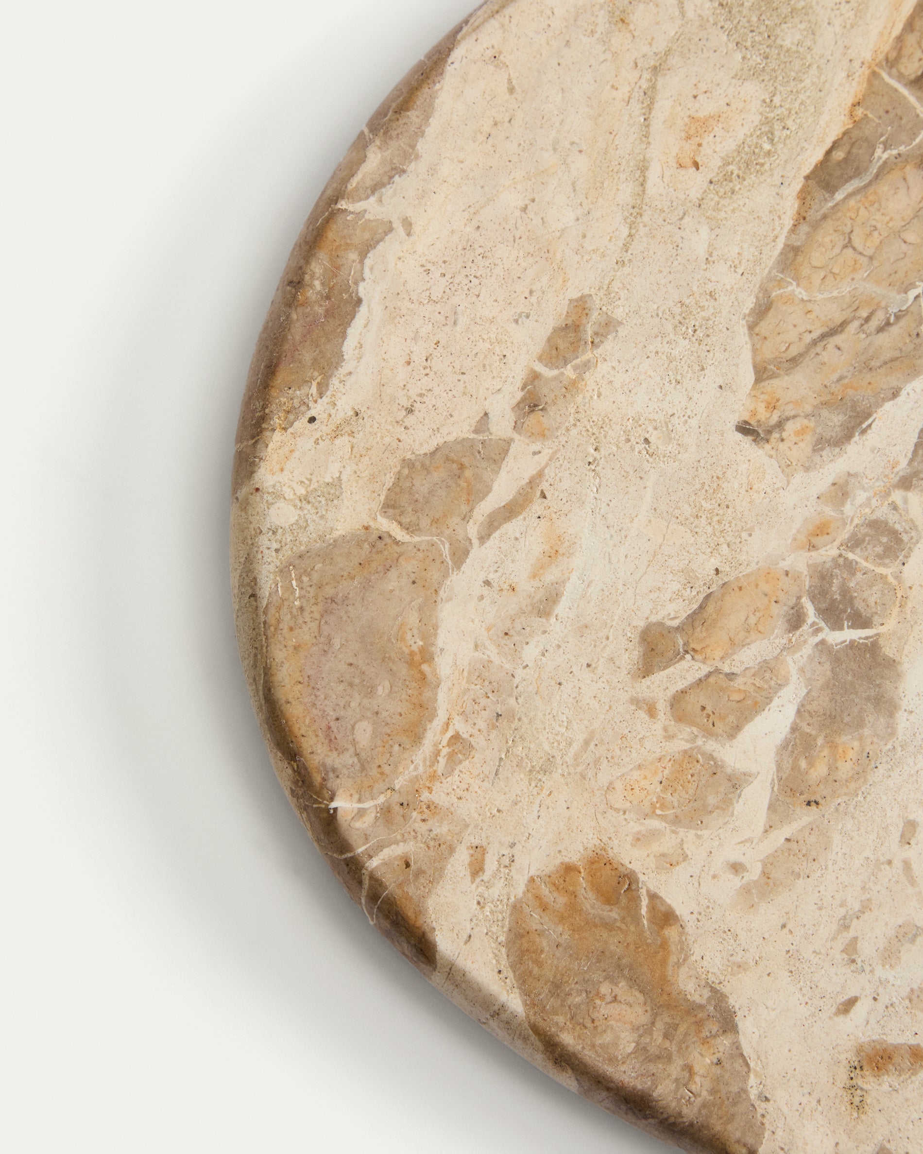 Orlina tray in beige marble 30 x 20 cm - Detail