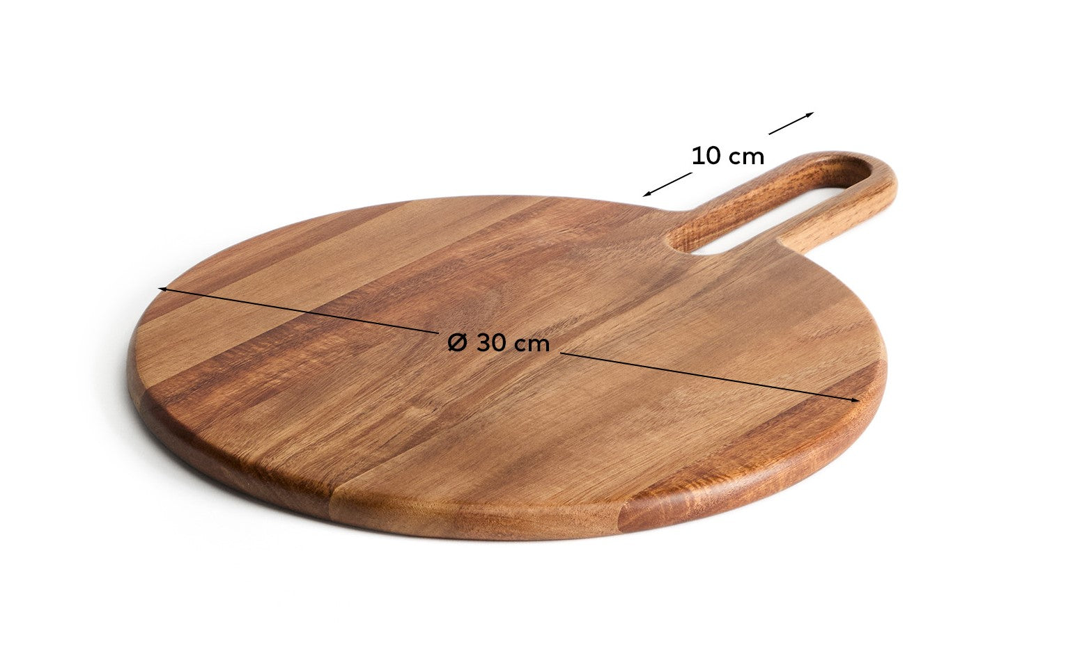 Blera serving board in acacia wood FSC 100% - Measurements