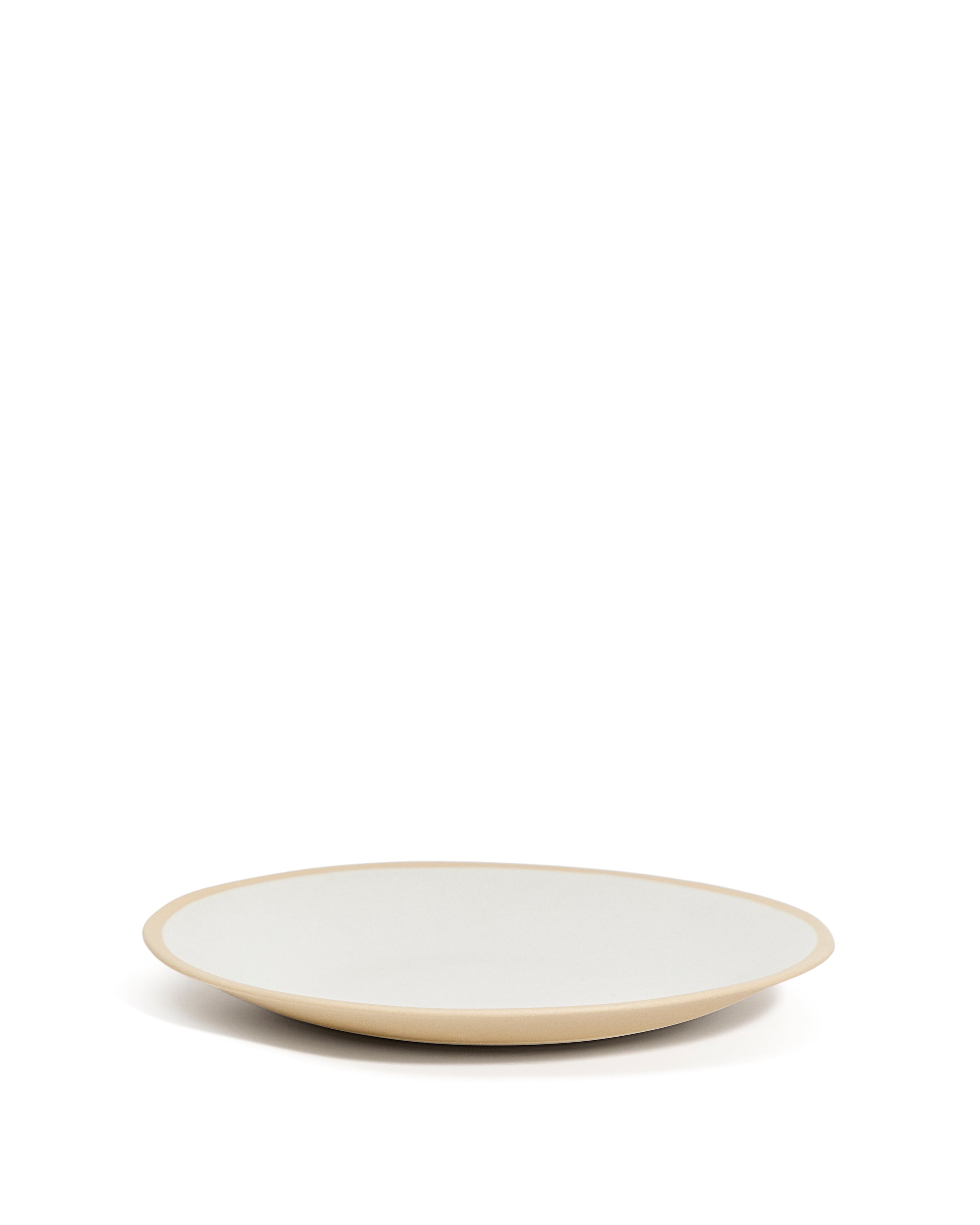 Beige Azir ceramic dessert plate - Product Image