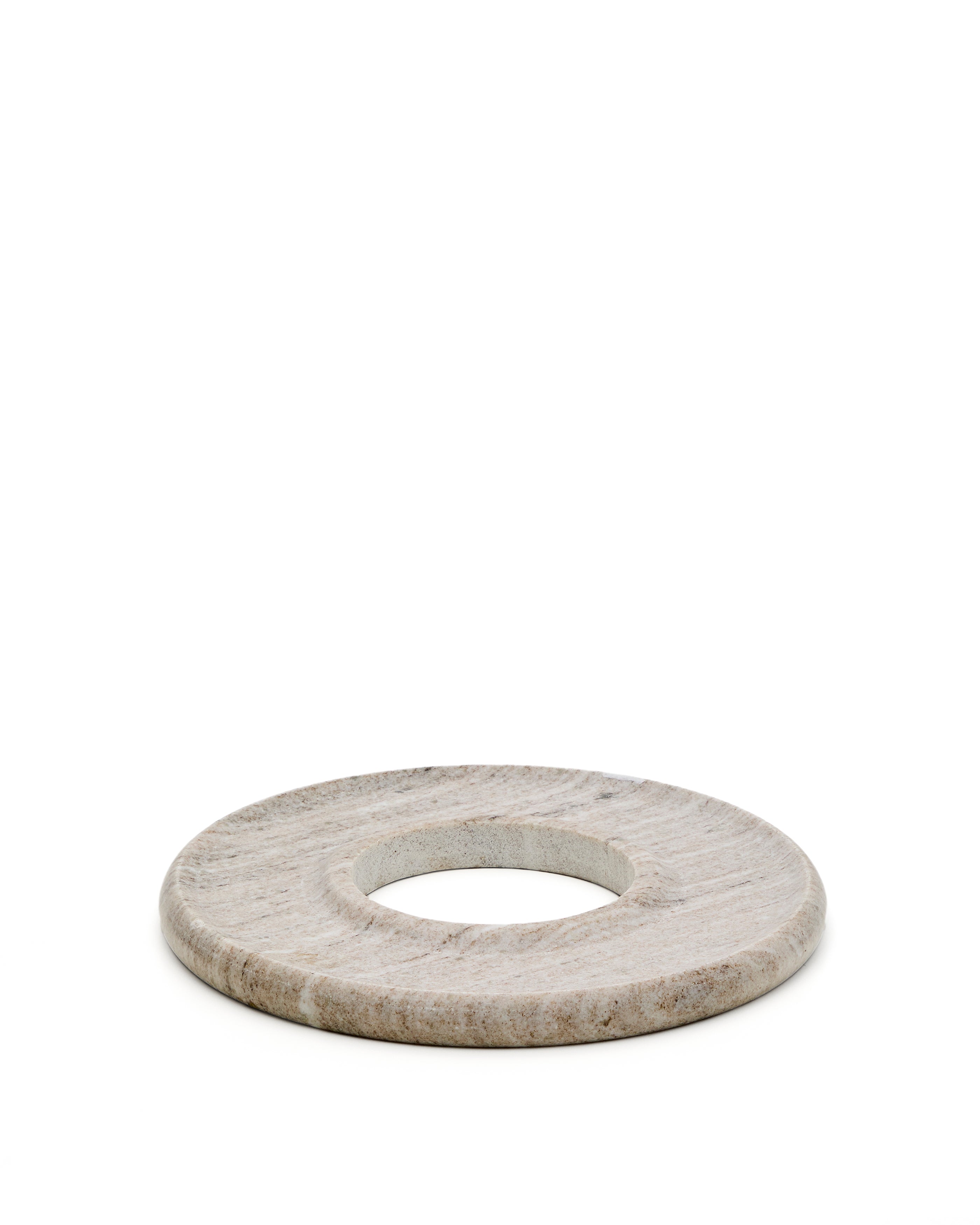 Morel beige marble serving tray - Product Image