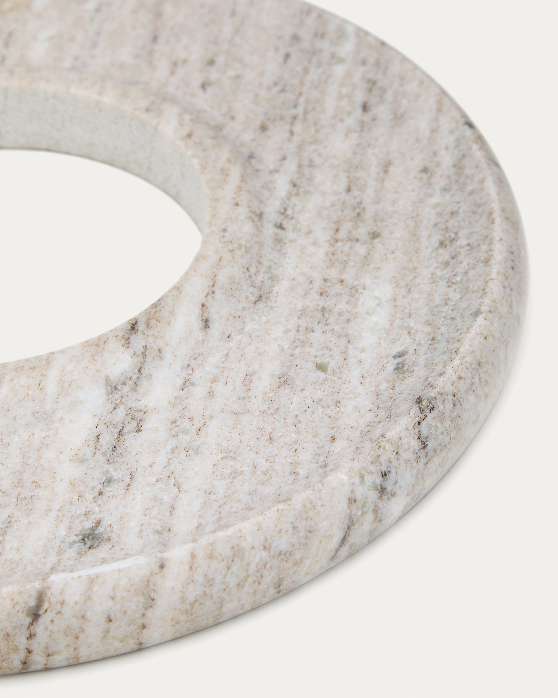 Morel beige marble serving tray - Detail