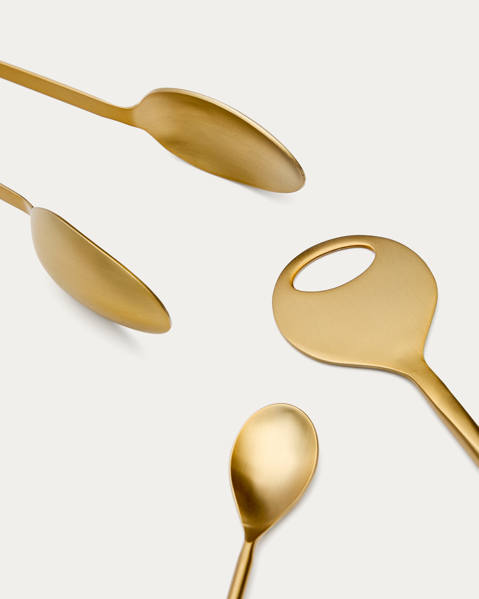 Aruc set of cocktail utensils in gold-coloured stainless steel - Detail