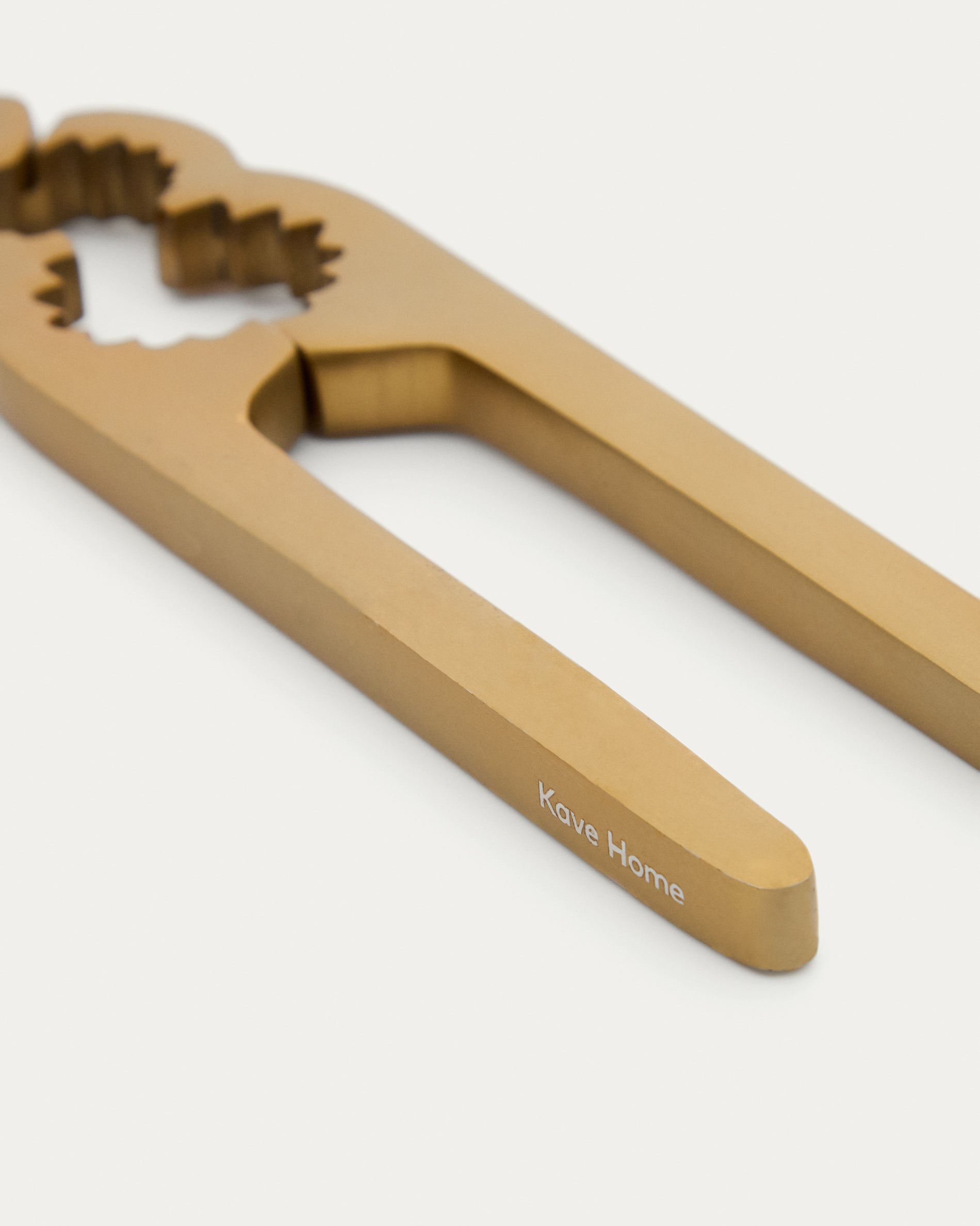 Blisk nutcracker made of gold-coloured stainless steel - Detail