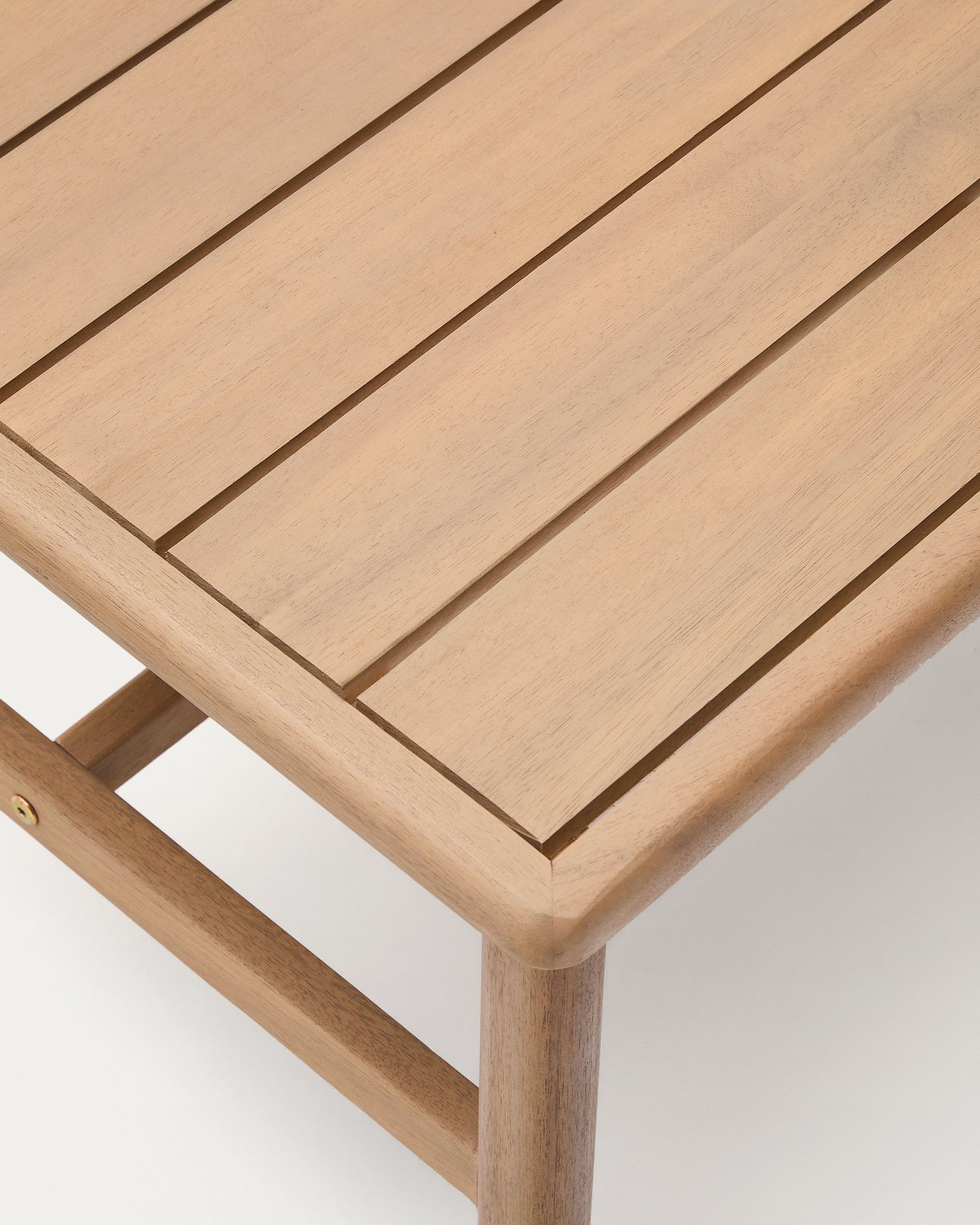 Alabe set consisting of a 2-seater sofa, 2 armchairs and a coffee table, made of 100% FSC acacia wood