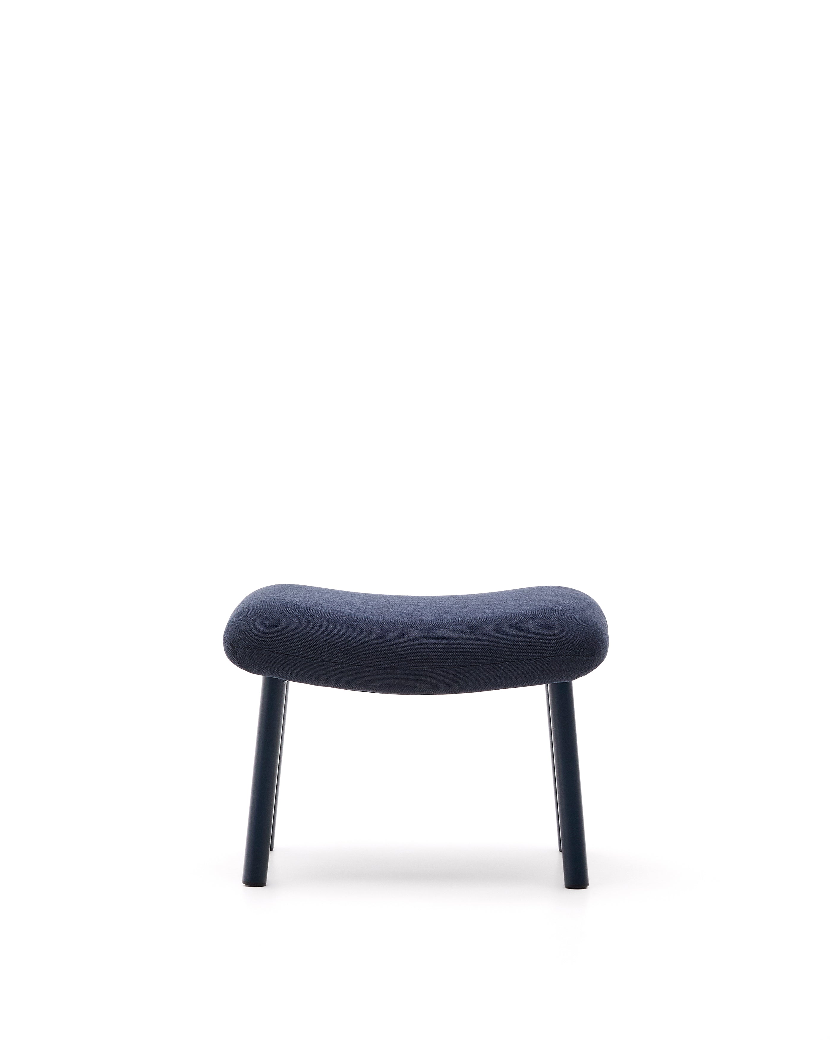 Inari footrest in blue and steel with a blue painted finish 60 x 50cm FSC Mix Credit - Product Image