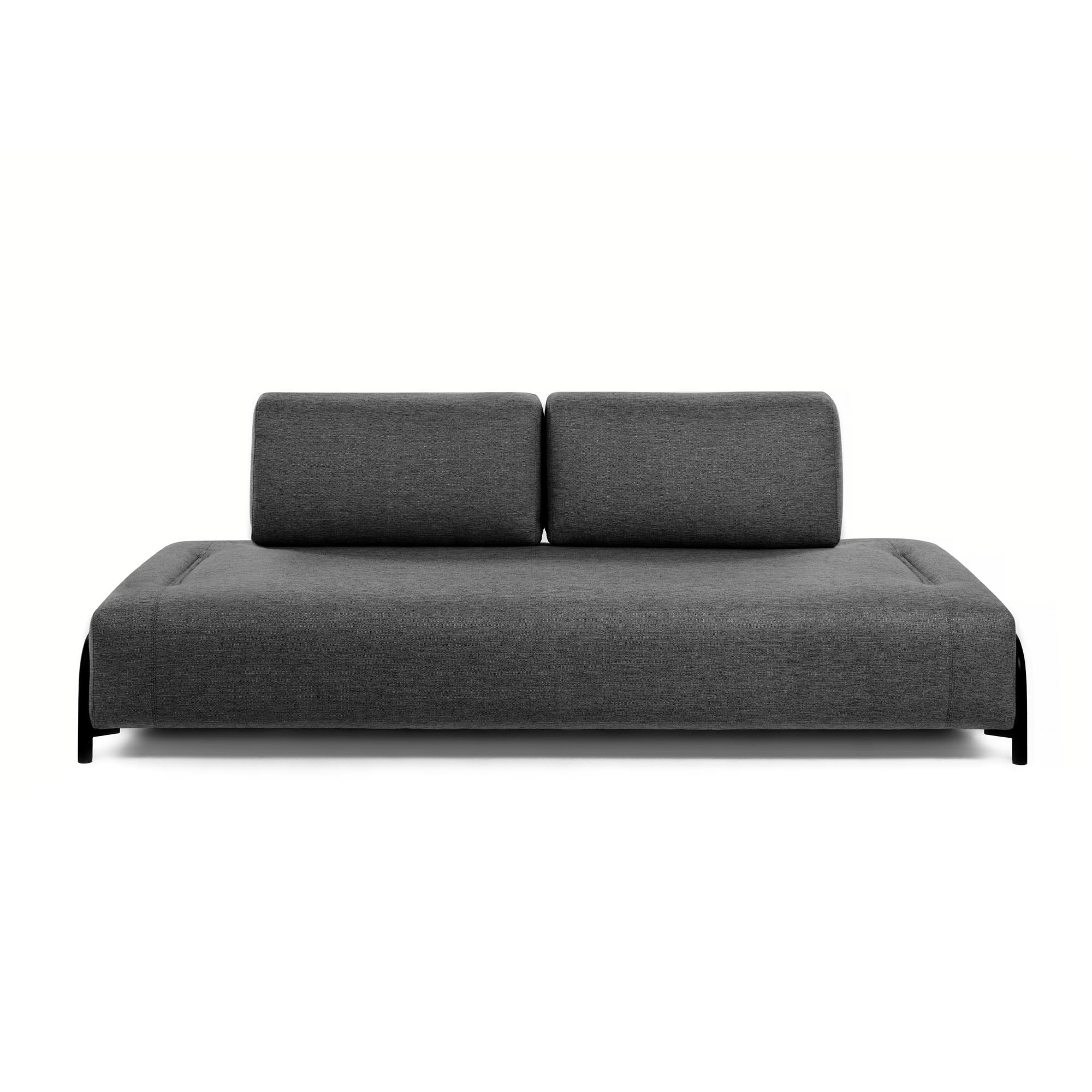 Module 3 seaters Compo dark grey 232 cm - Product Image