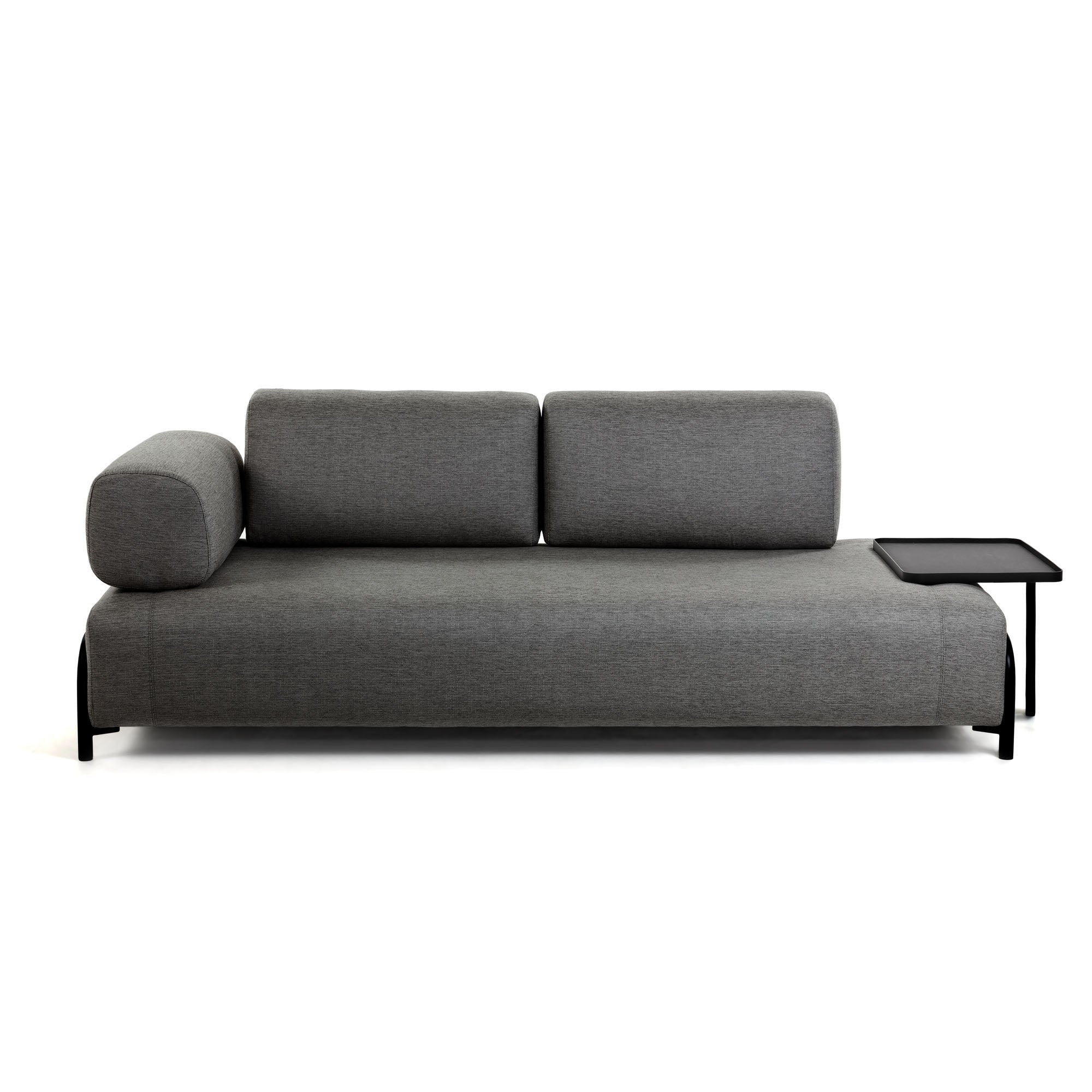 Module 3 seaters Compo dark grey 232 cm - Product Image