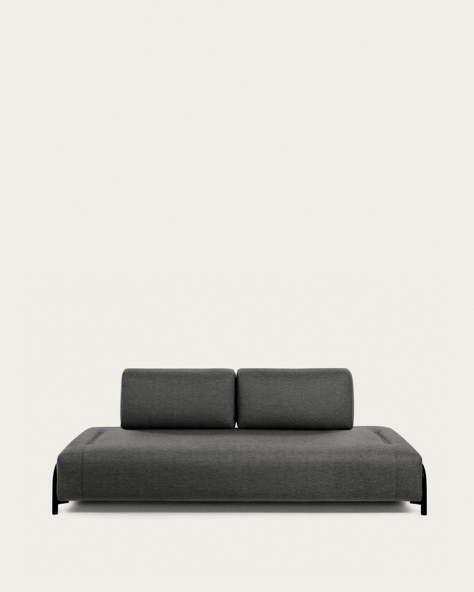 Module 3 seaters Compo dark grey 232 cm - Product View