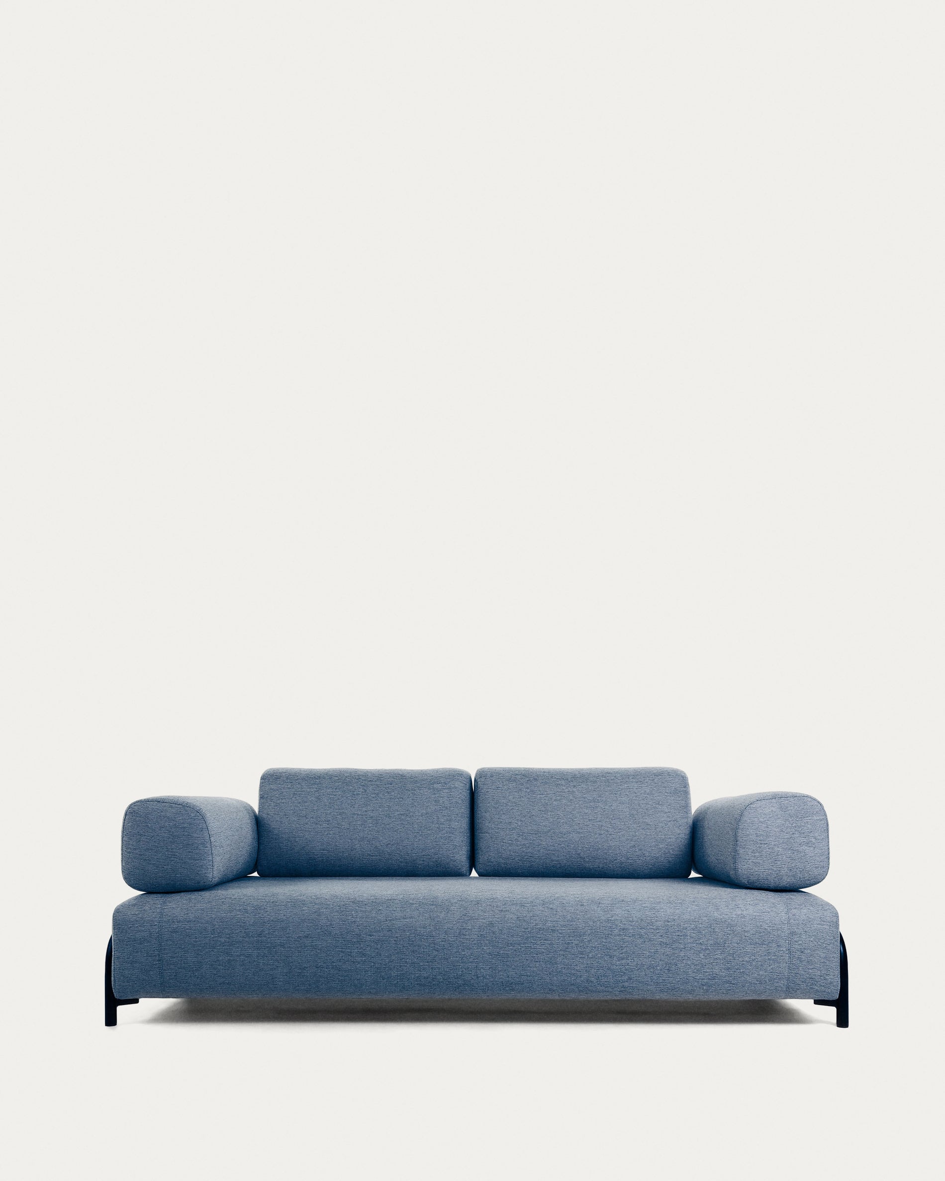 Compo 3 seater sofa in blue, 232 cm - Product View