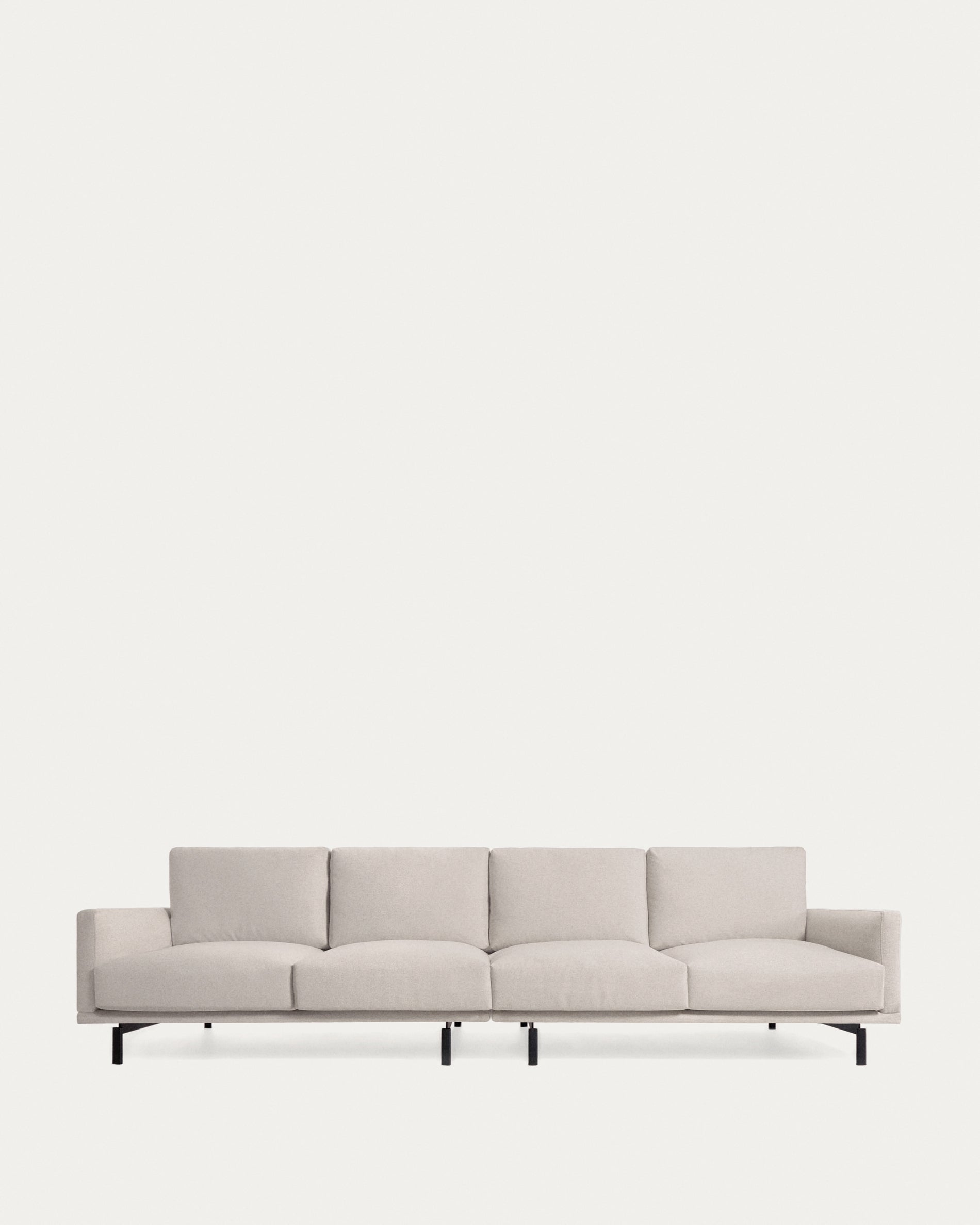Galene 4 seater sofa in beige, 334 cm FSC Mix Credit - Product View