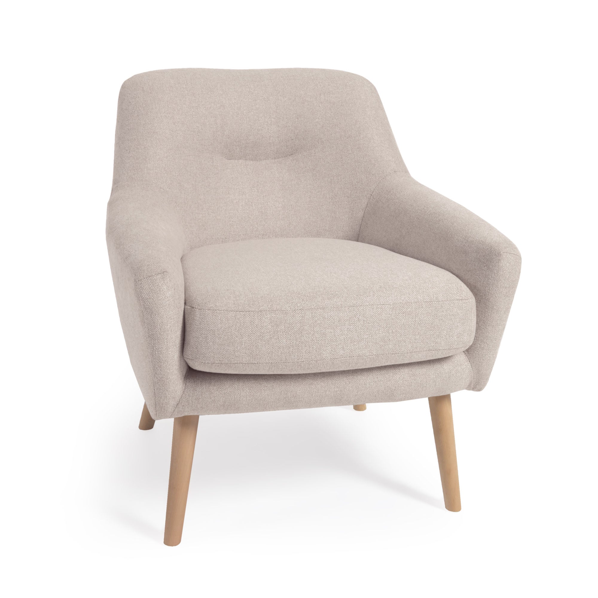 Candela armchair in beige FSC Mix Credit - Product Image