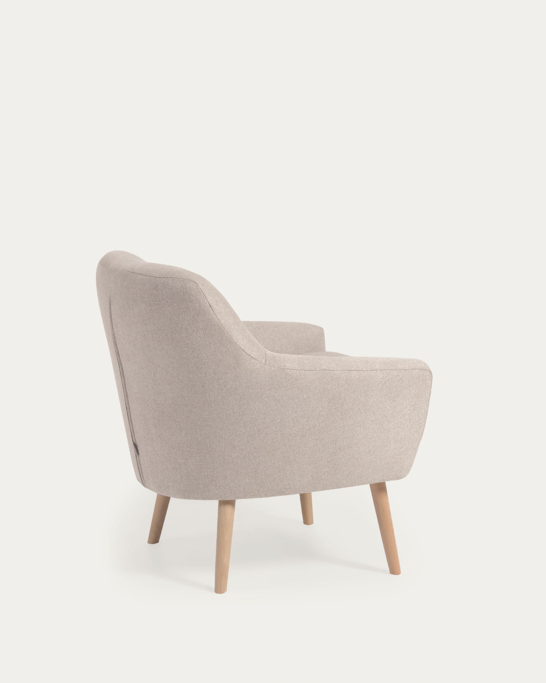 Candela armchair in beige FSC Mix Credit - Product View