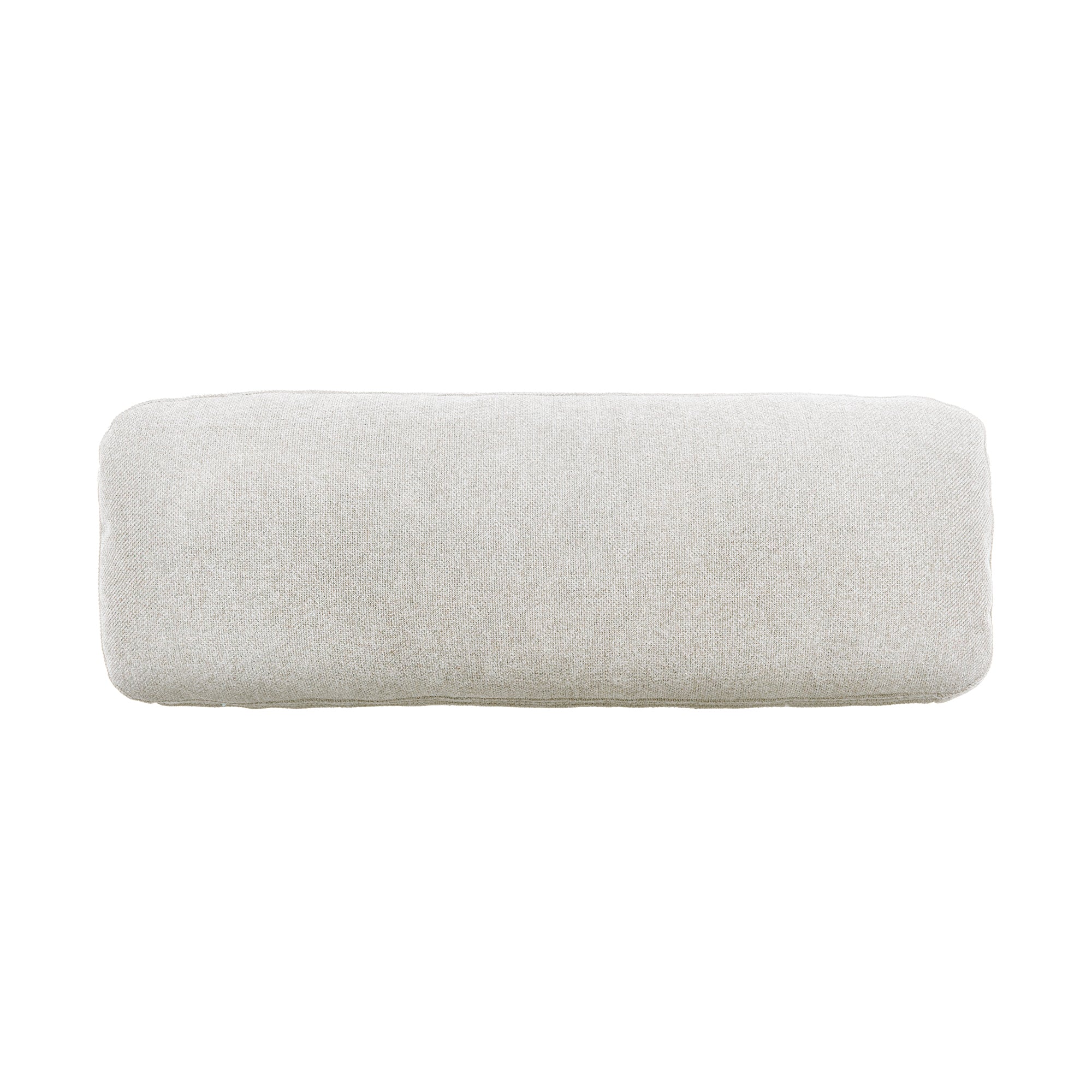 Nuala pearl-coloured chenille cushion 24 x 72cm - Product Image