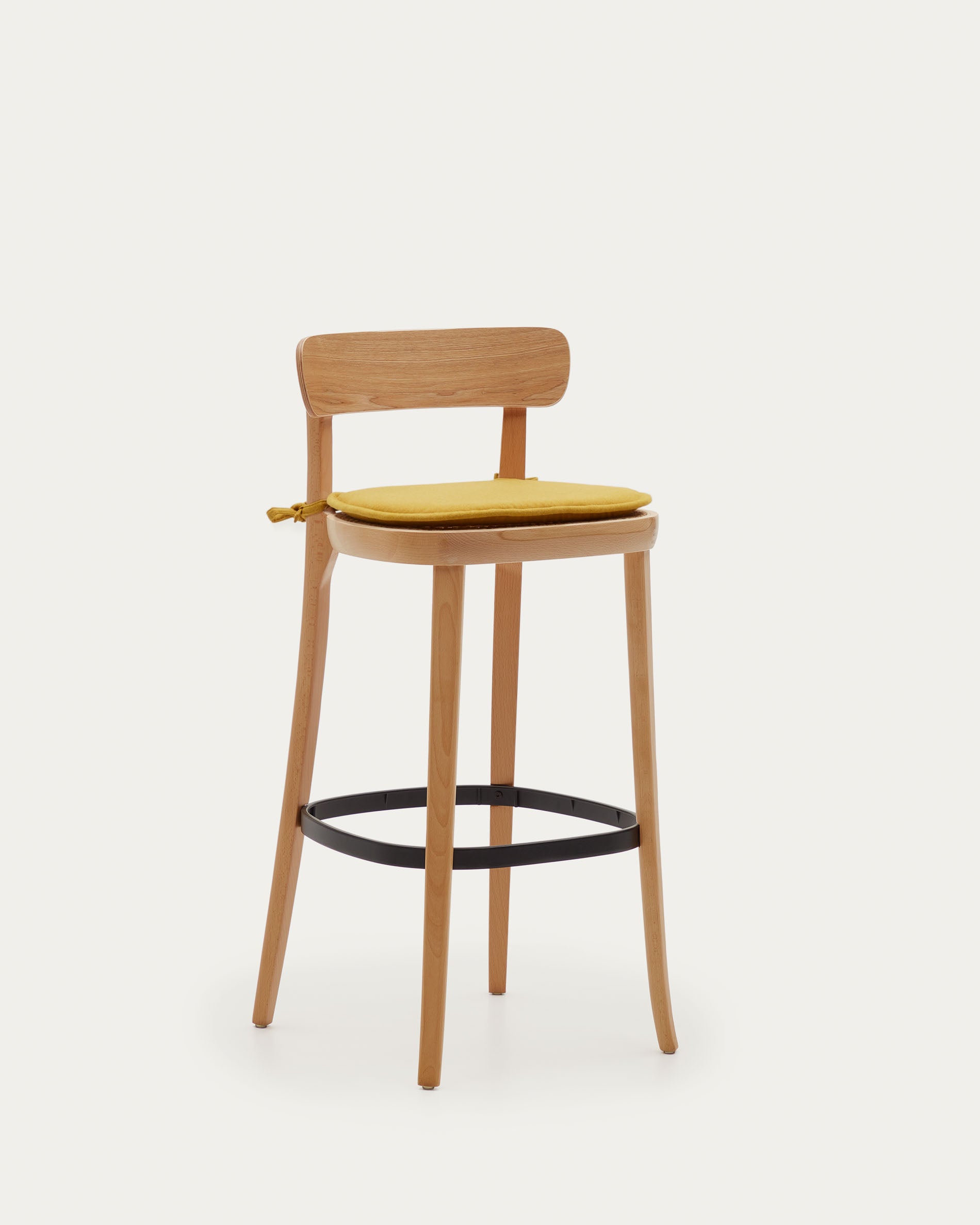 Cushion for Romane chair in mustard 43 x 43 cm - Product View