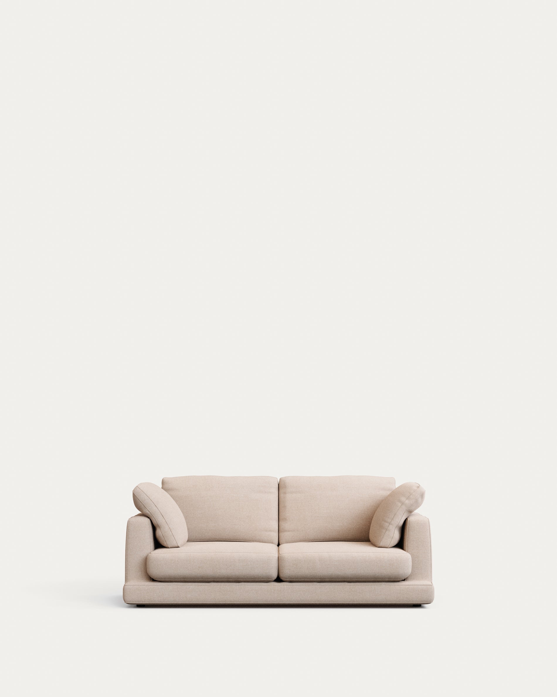 Gala 3-seater sofa beige 210cm - Product View
