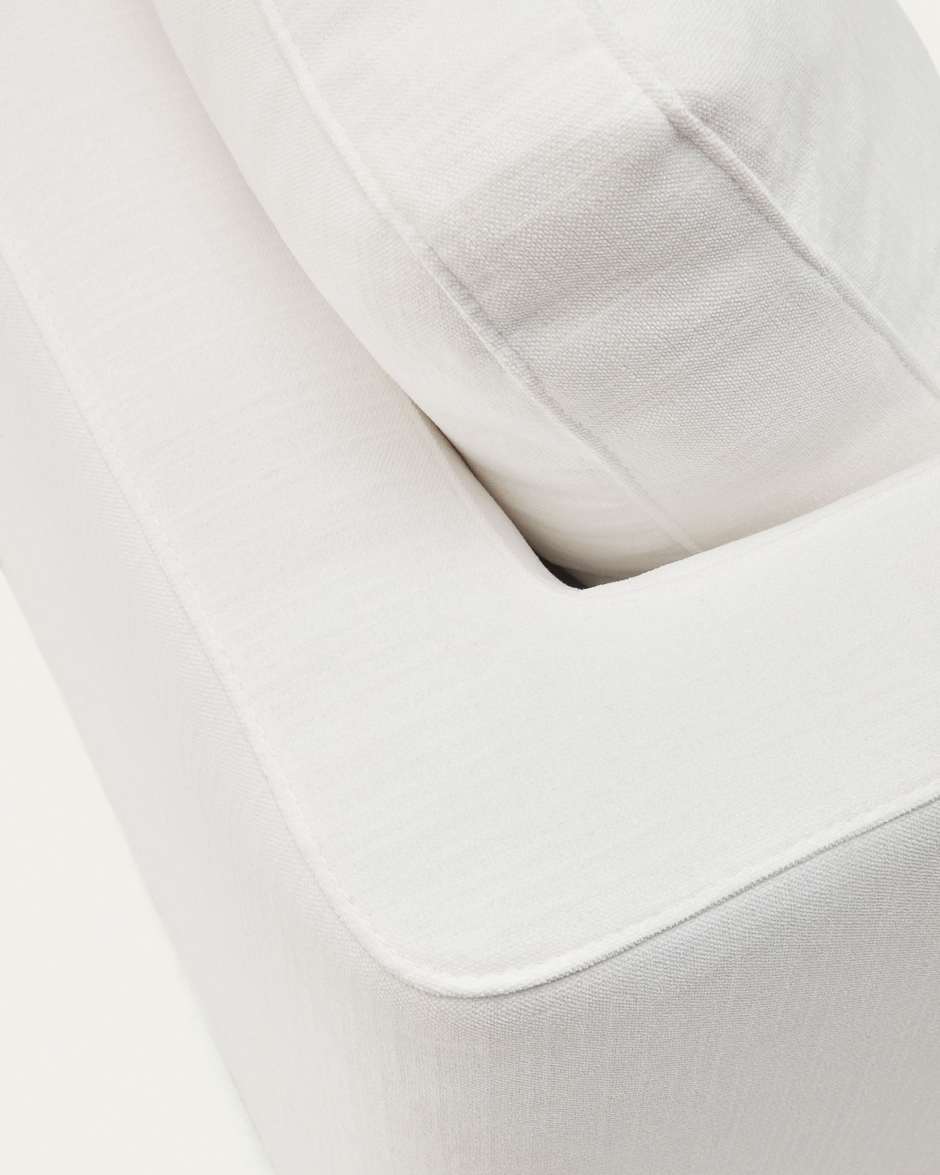 Fabric sample Secreto White 10 x 15 cm - Detail