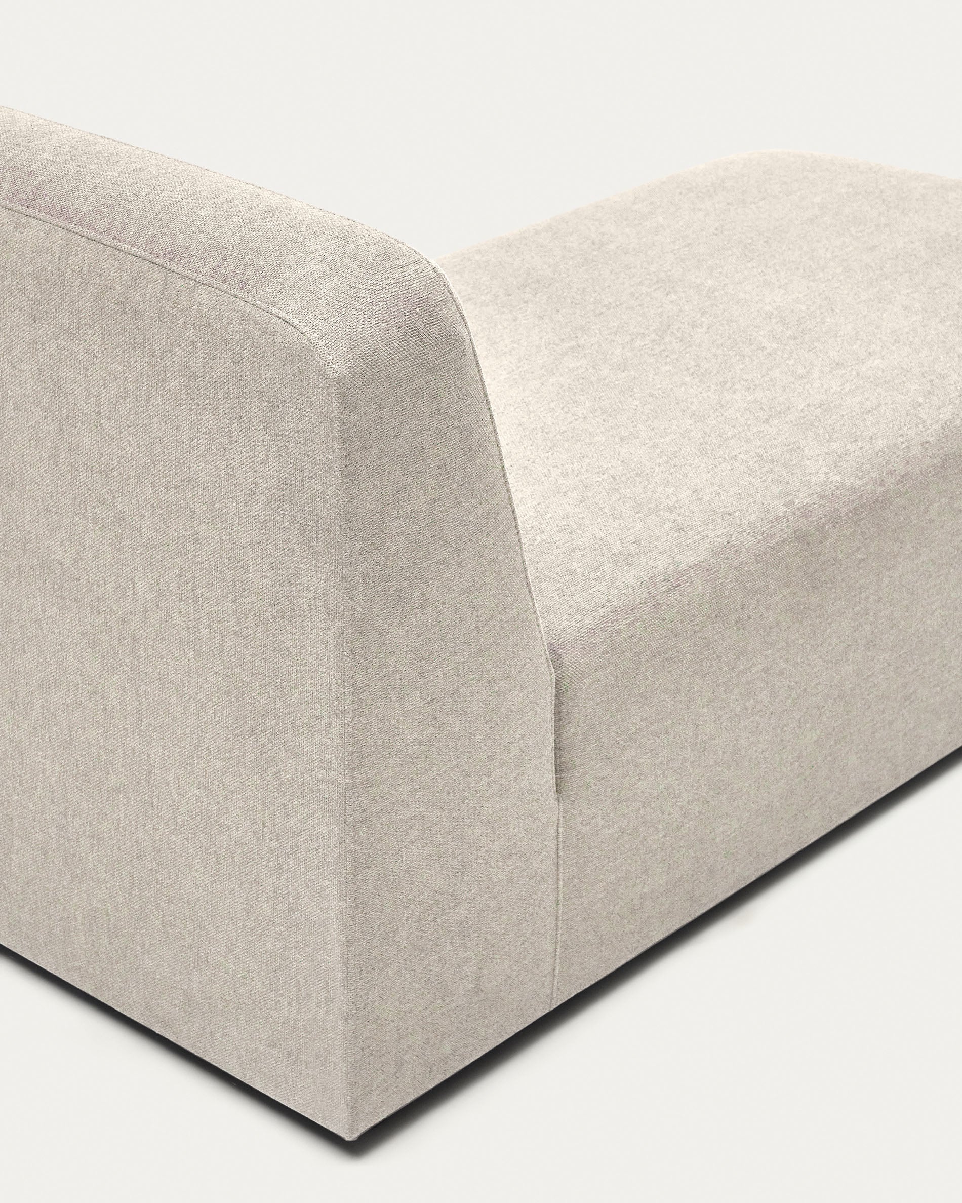 Neom chaise module in beige, 152 x 75 cm FSC Mix Credit - Detail