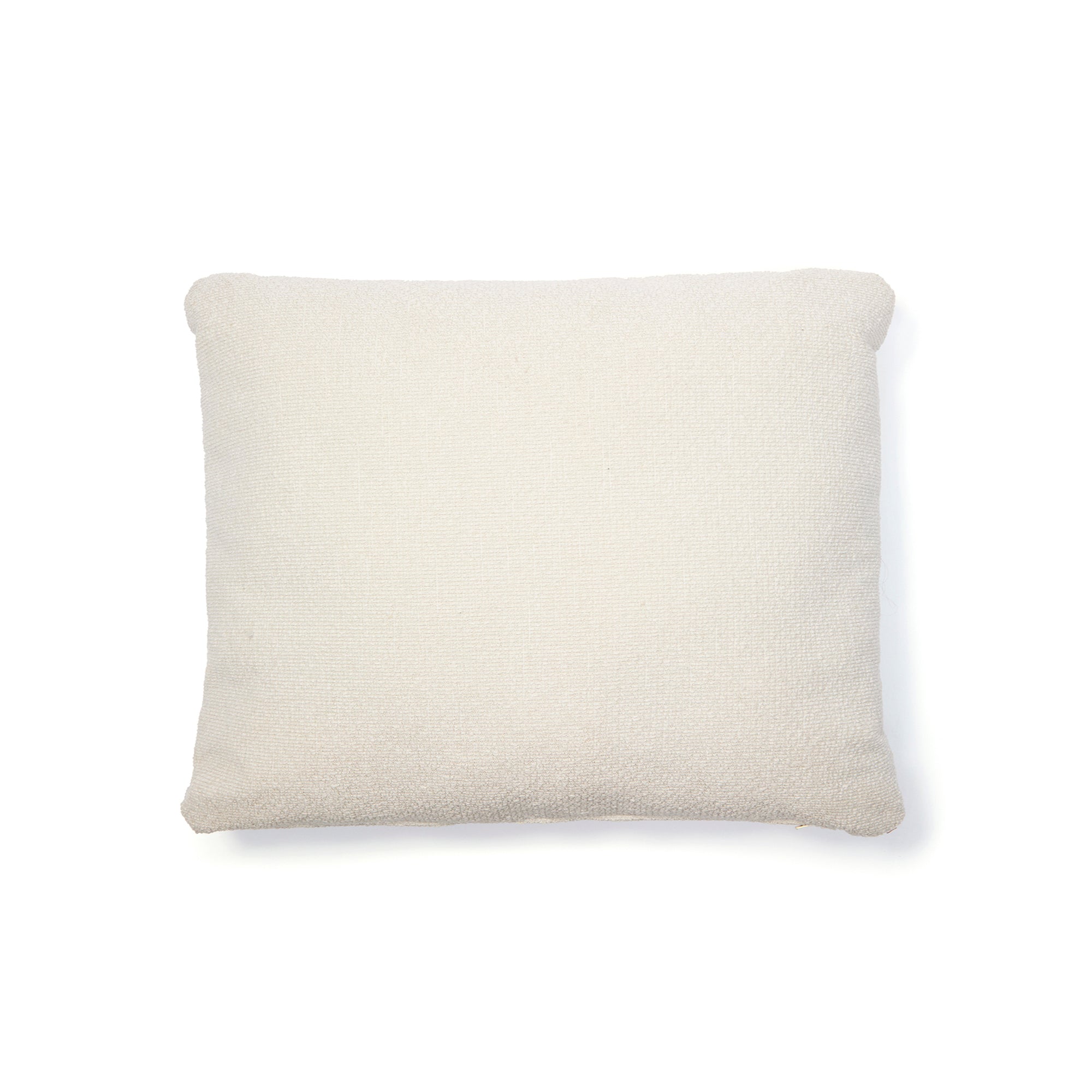 Martina ecru chenille cushion 60 x 52cm - Product Image