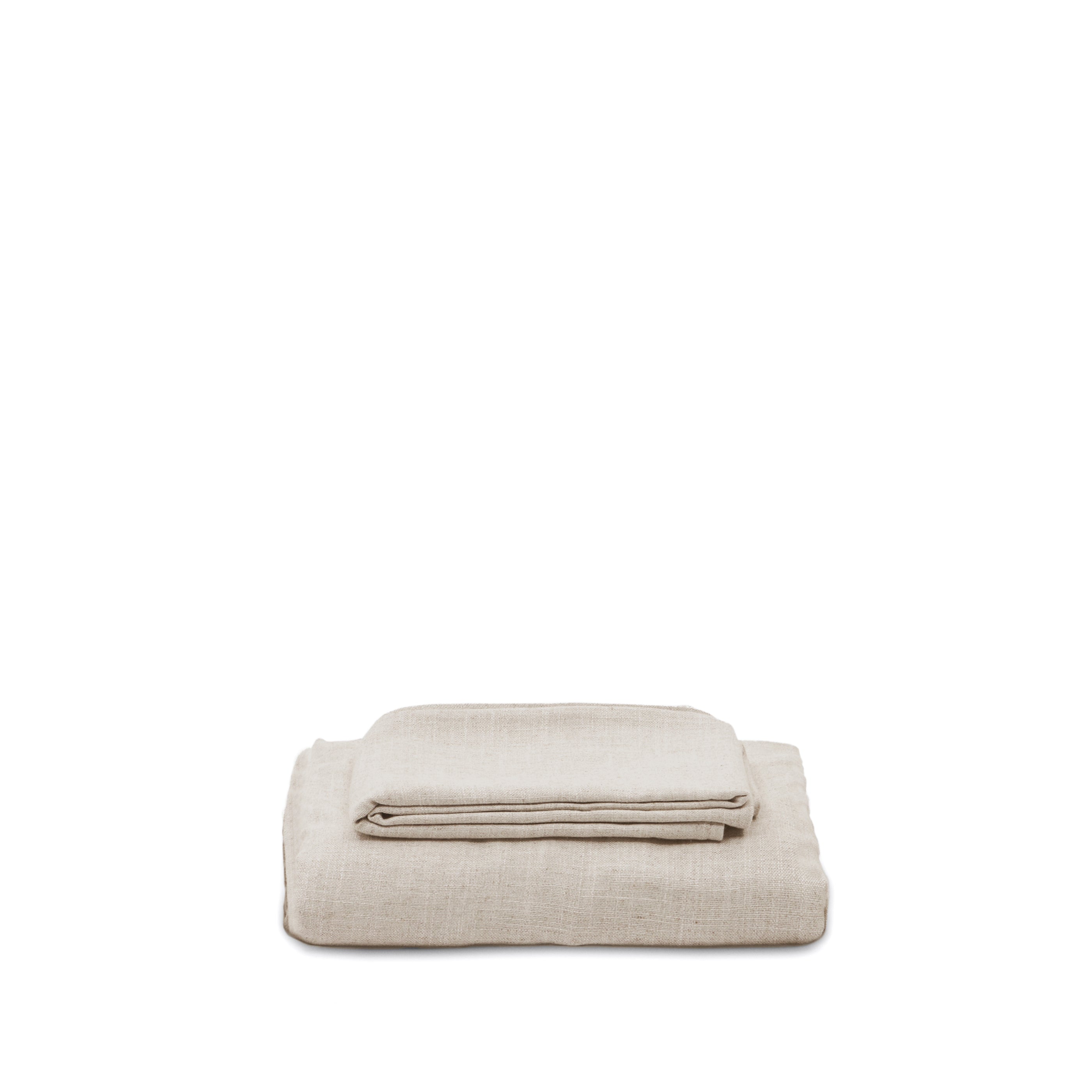 Anarela linen pouffe cover, 80 x 80 cm - Product Image