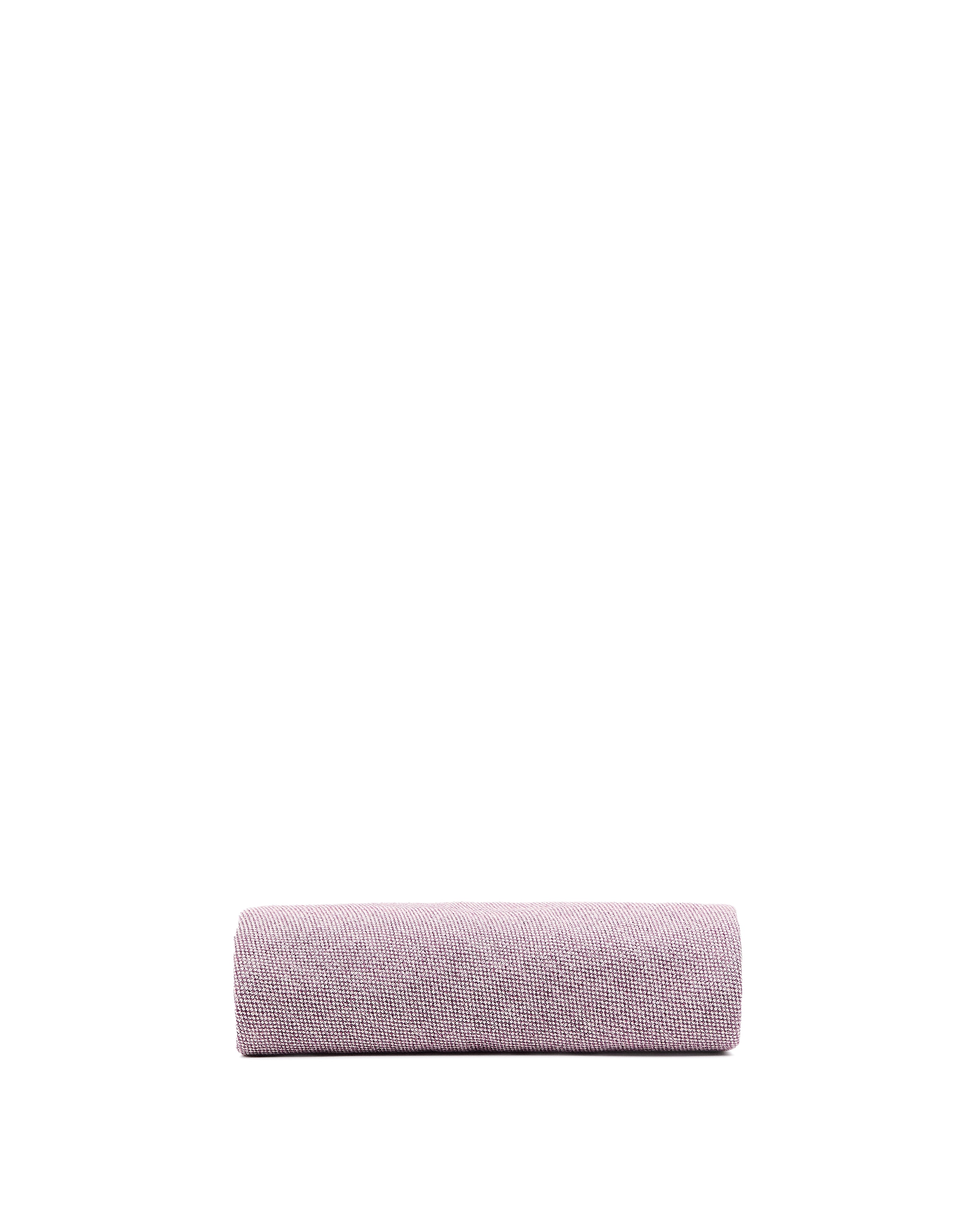 Kaeli purple footrest cover Ø43cm - Product Image