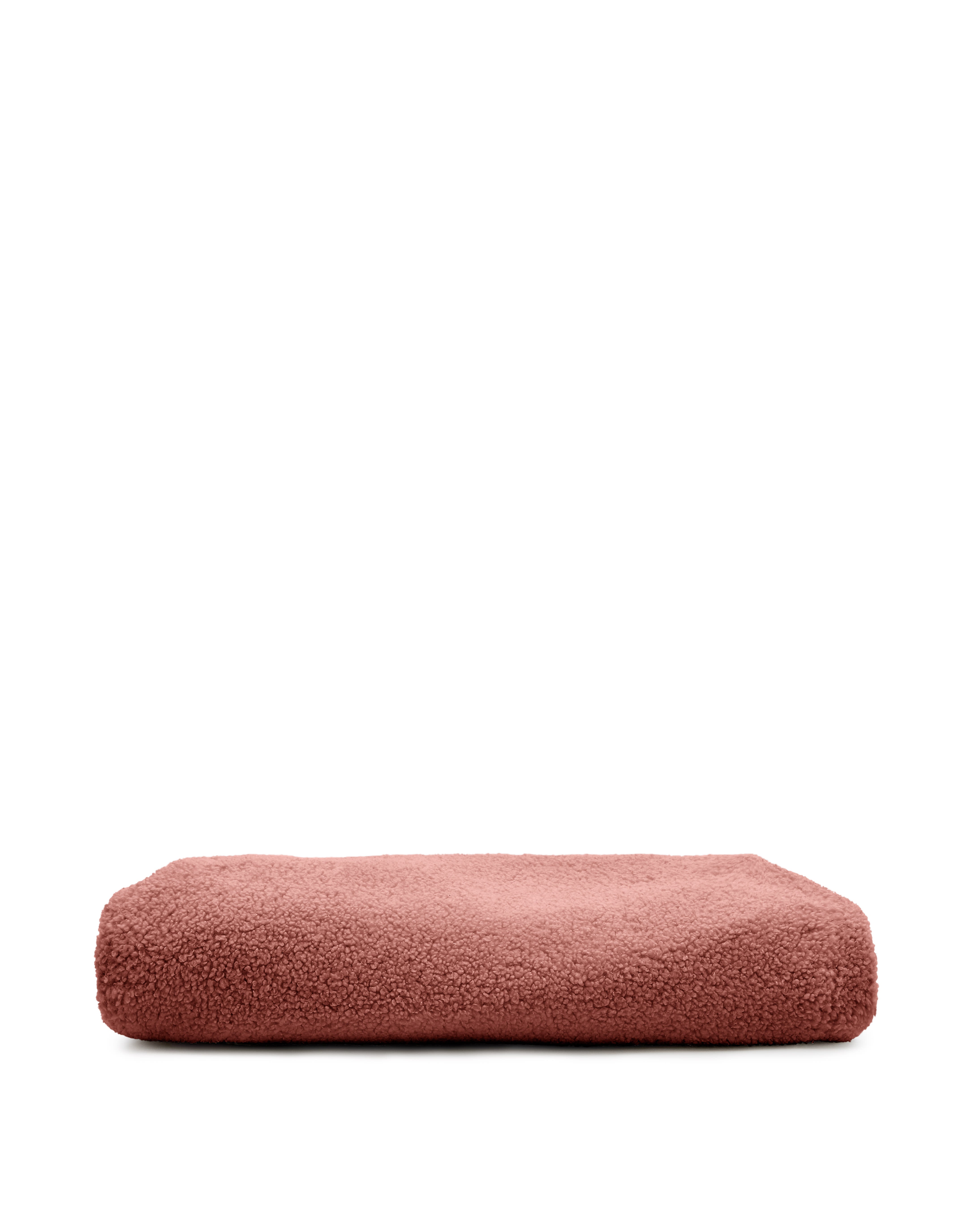 Kaeli lábtartó huzat terrakotta bouclé Ø 60 cm