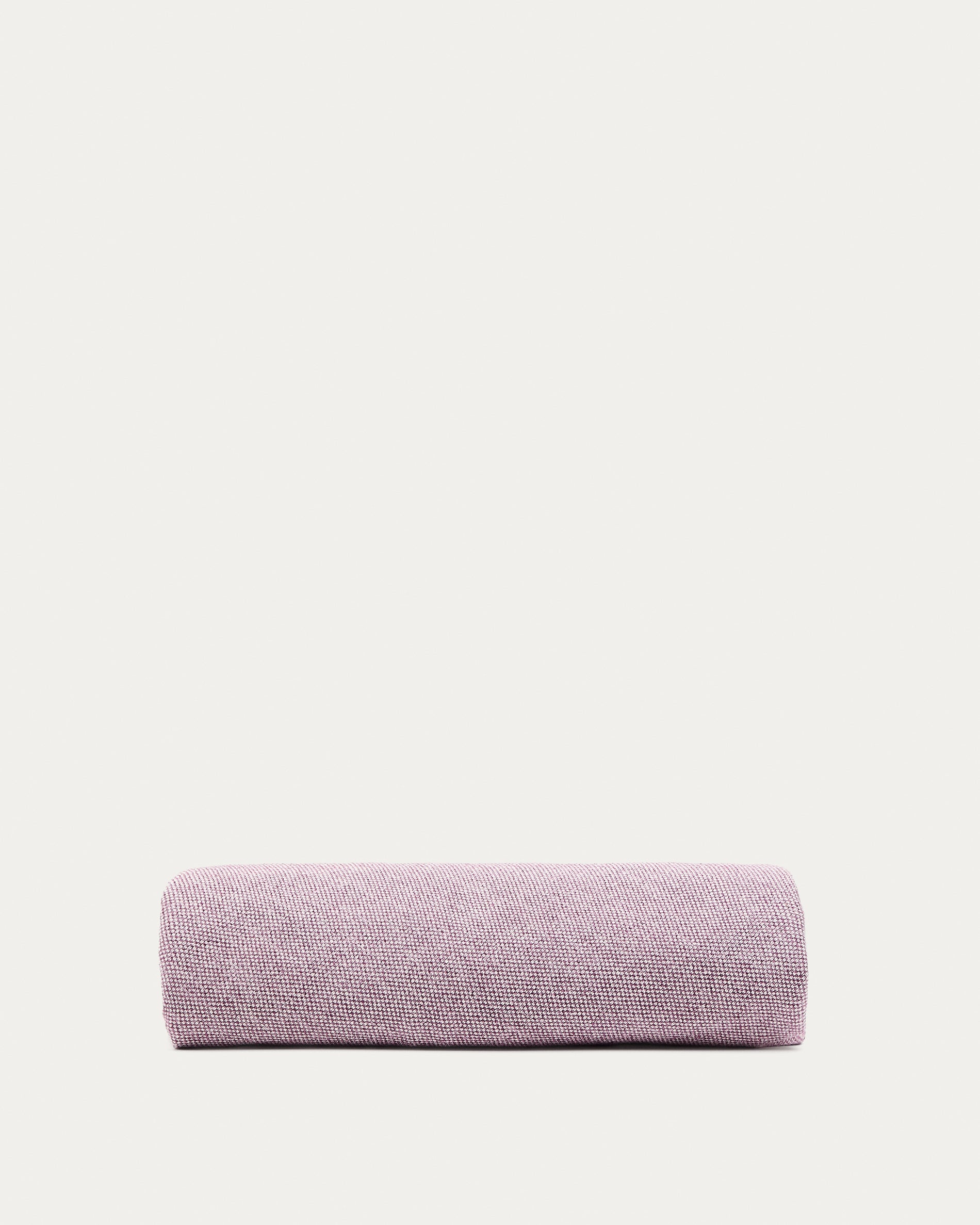 Kaeli purple footrest cover Ø90cm - Product View
