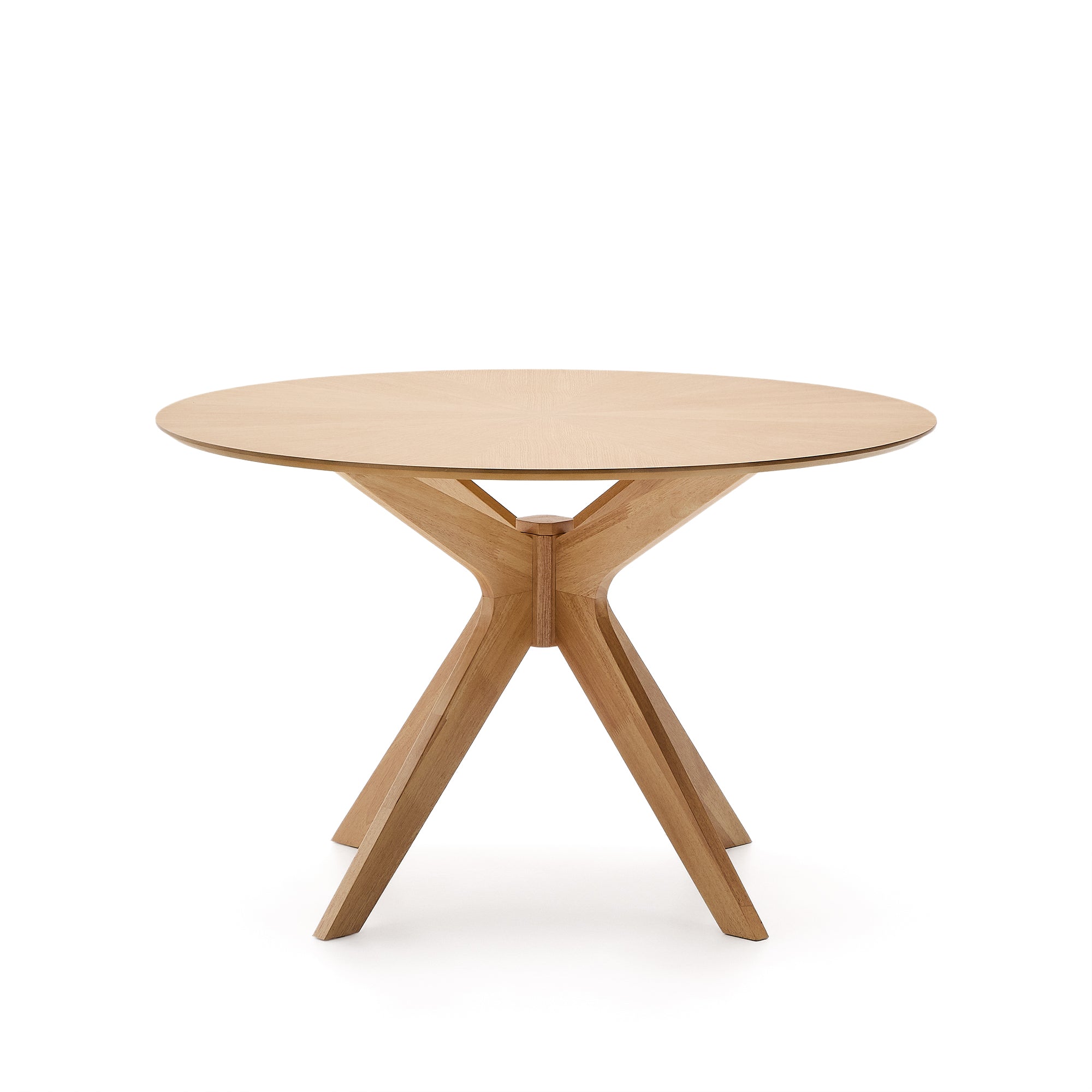 Naanim round table in oak veneer, Ø 120 cm - Product Image