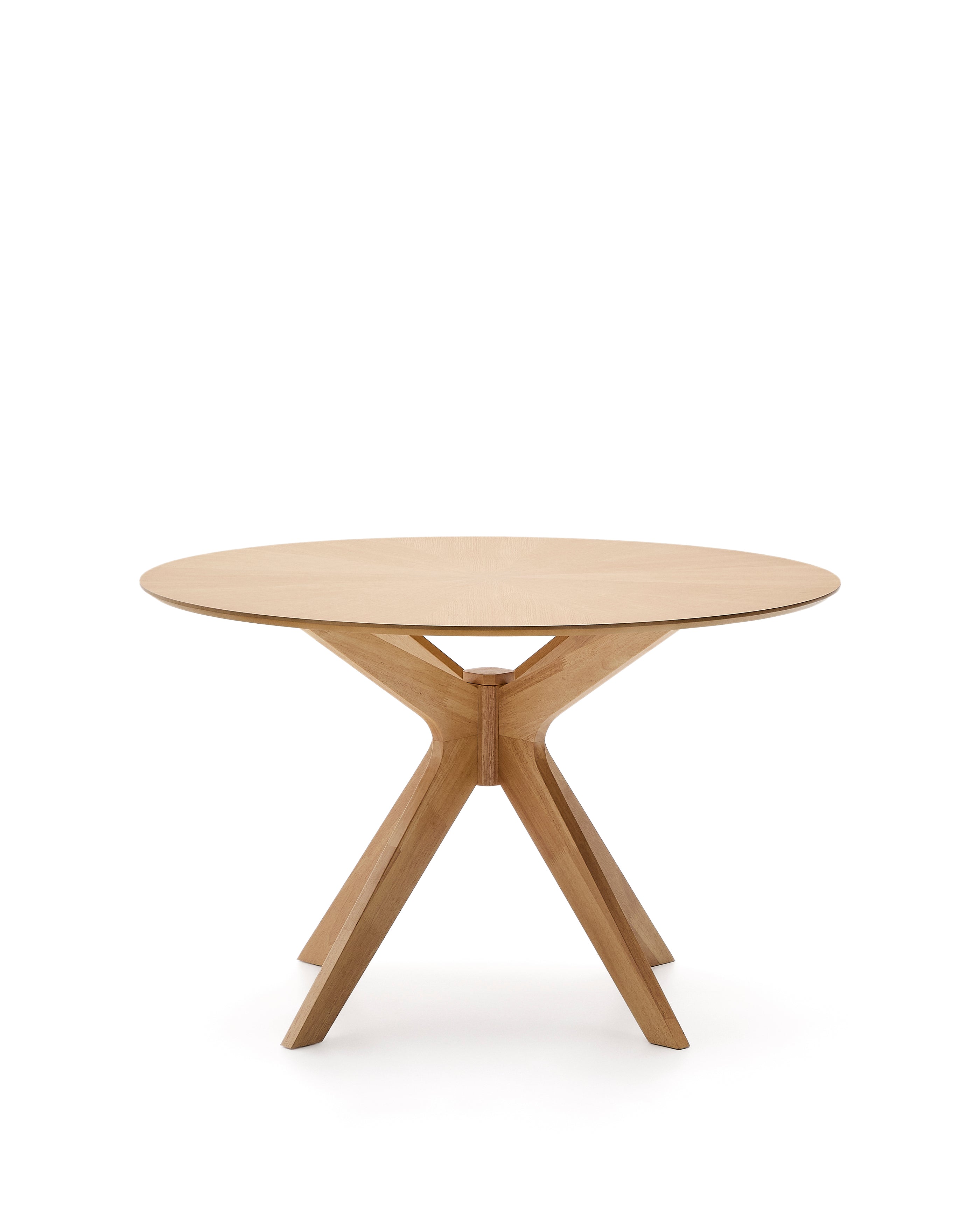 Naanim round table in oak veneer, Ø 120 cm - Product Image