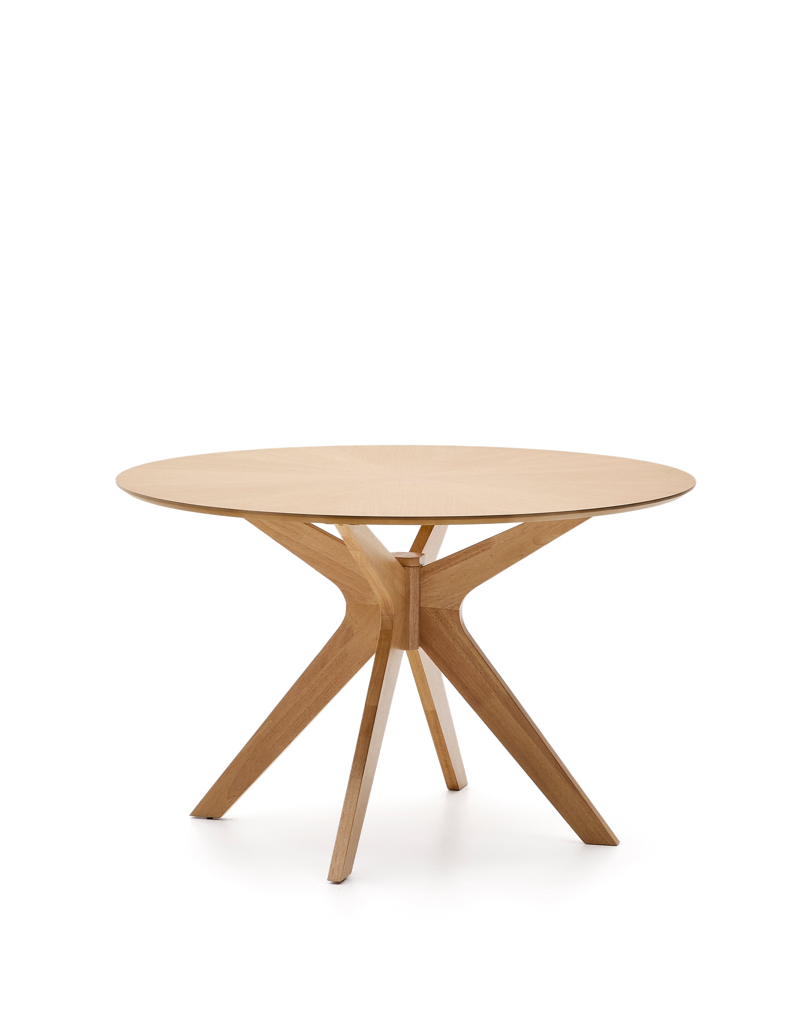 Naanim round table in oak veneer, Ø 120 cm - Product Image