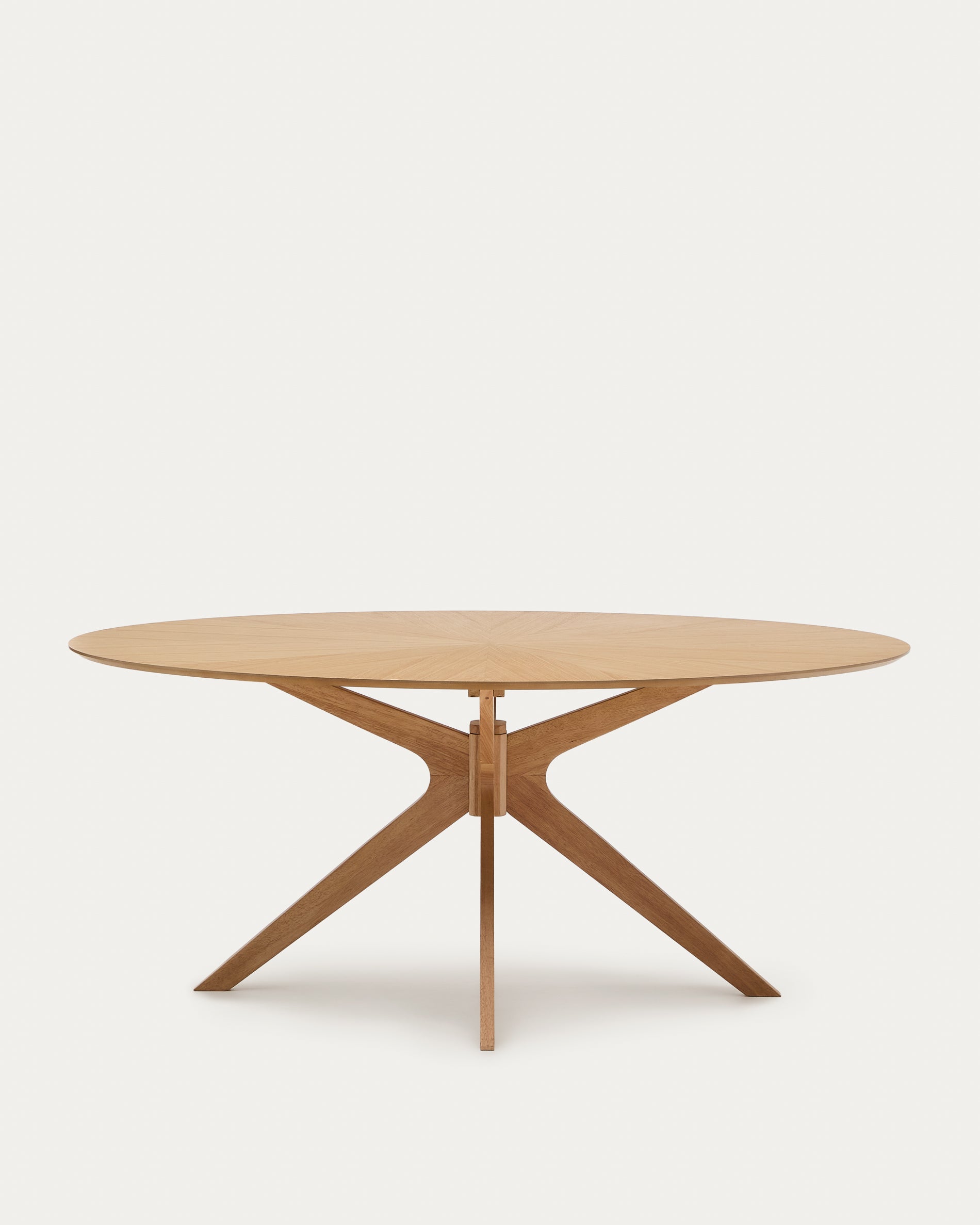 Naanim table in oak veneer, 180 x 110 cm - Product View