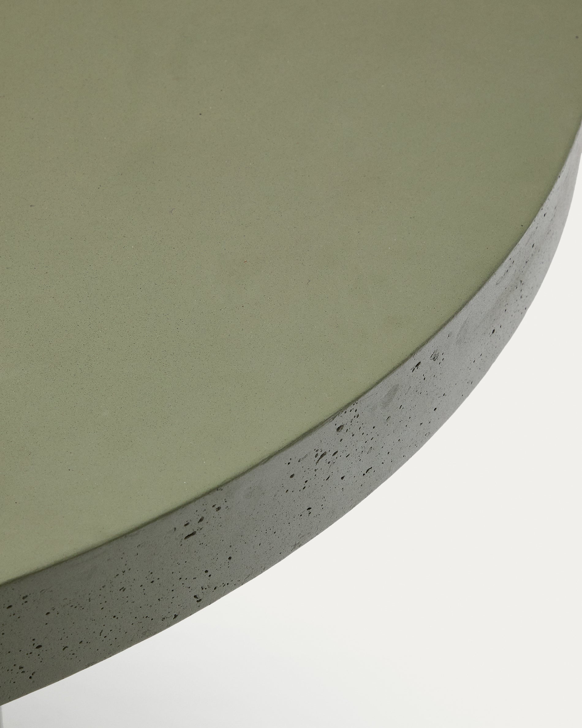 Aiguablava zöld cement kerek asztal Ø120cm