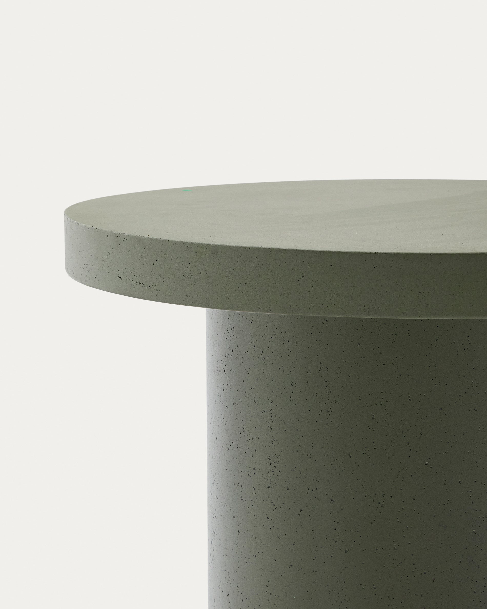 Aiguablava sötétzöld cement kerek asztal Ø90cm