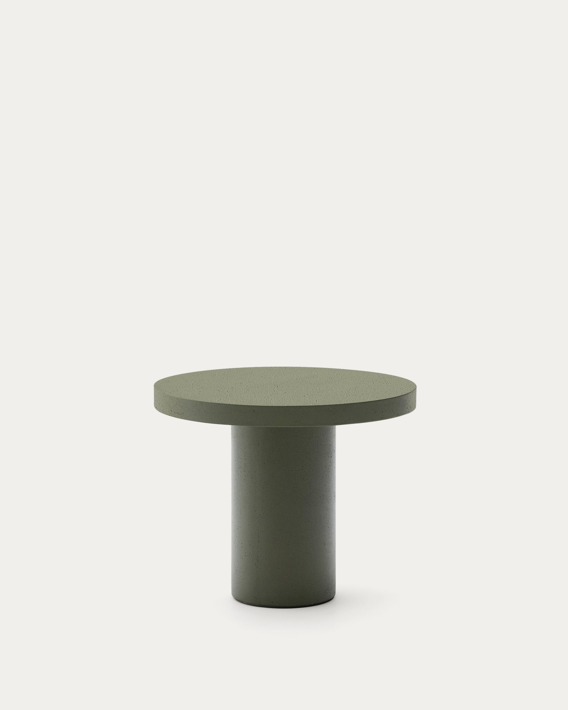 Aiguablava green cement round table Ø90cm - Product View