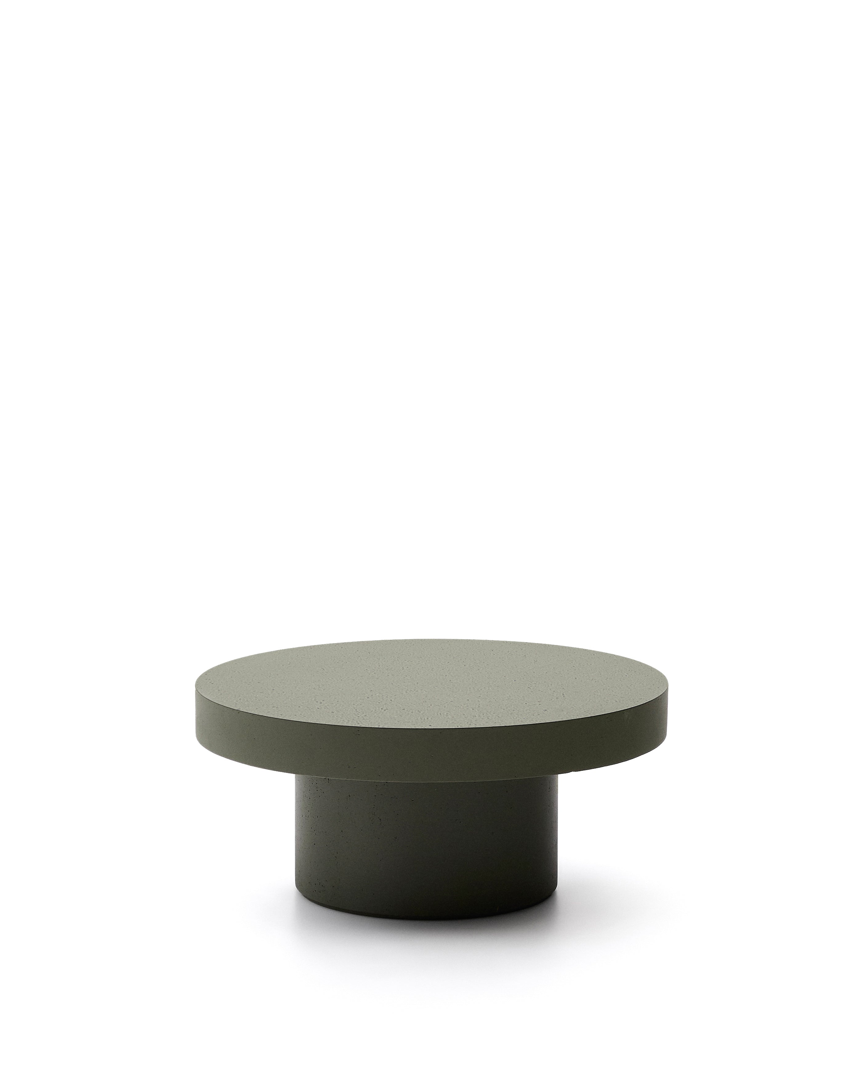 Aiguablava green cement coffee table Ø66cm - Product Image