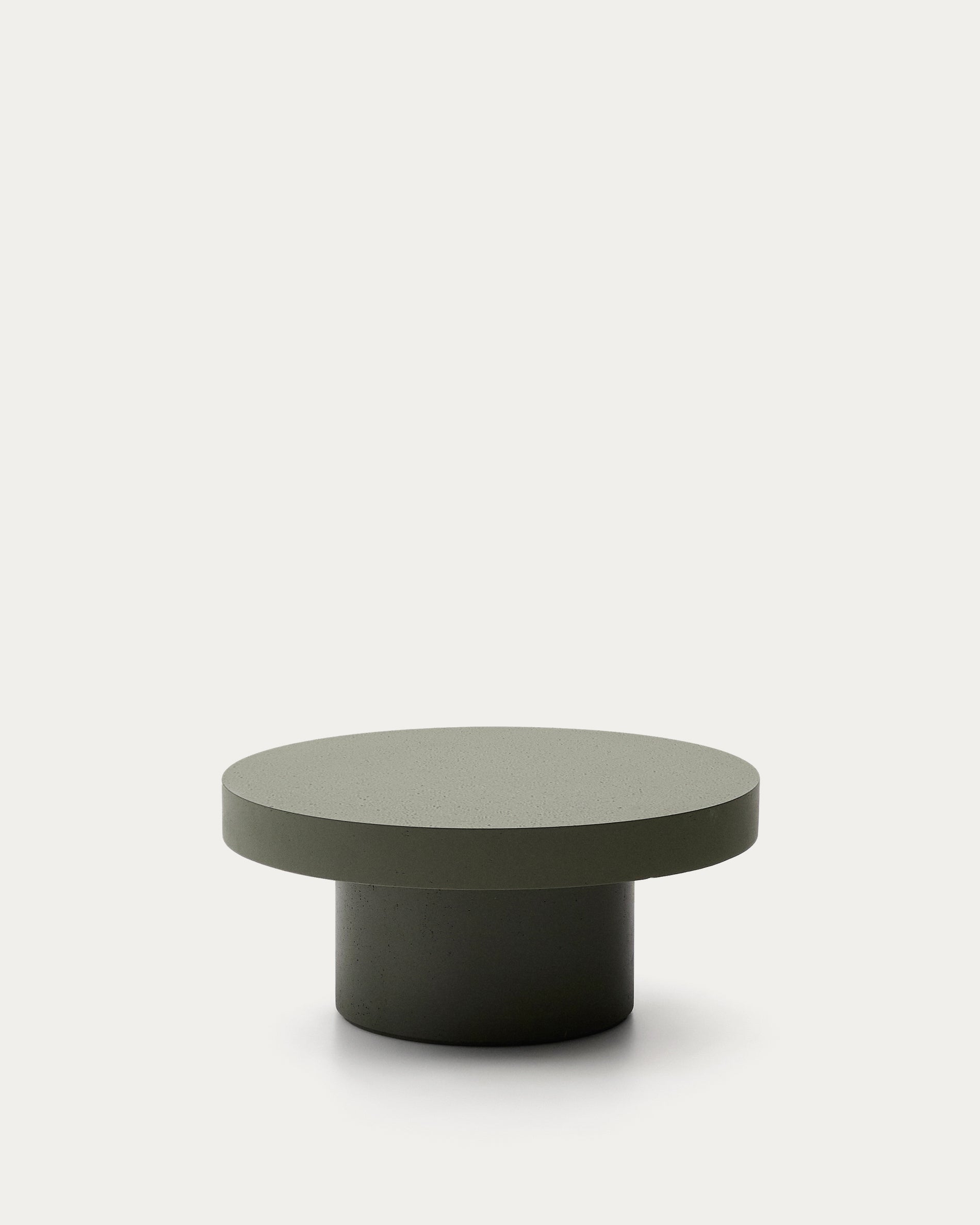 Aiguablava green cement coffee table Ø66cm - Product View