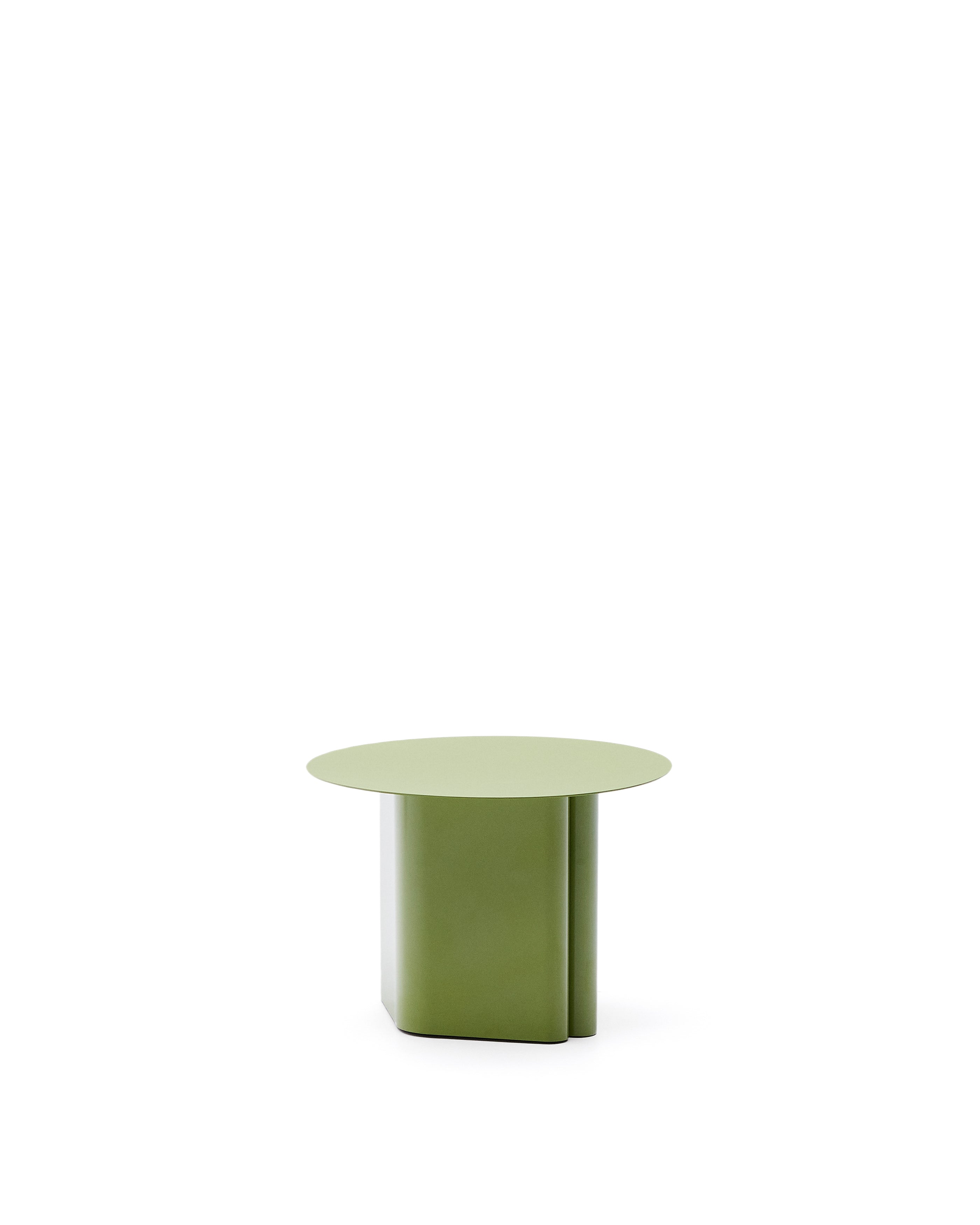 Arvin green iron side table Ø 55cm - Product Image