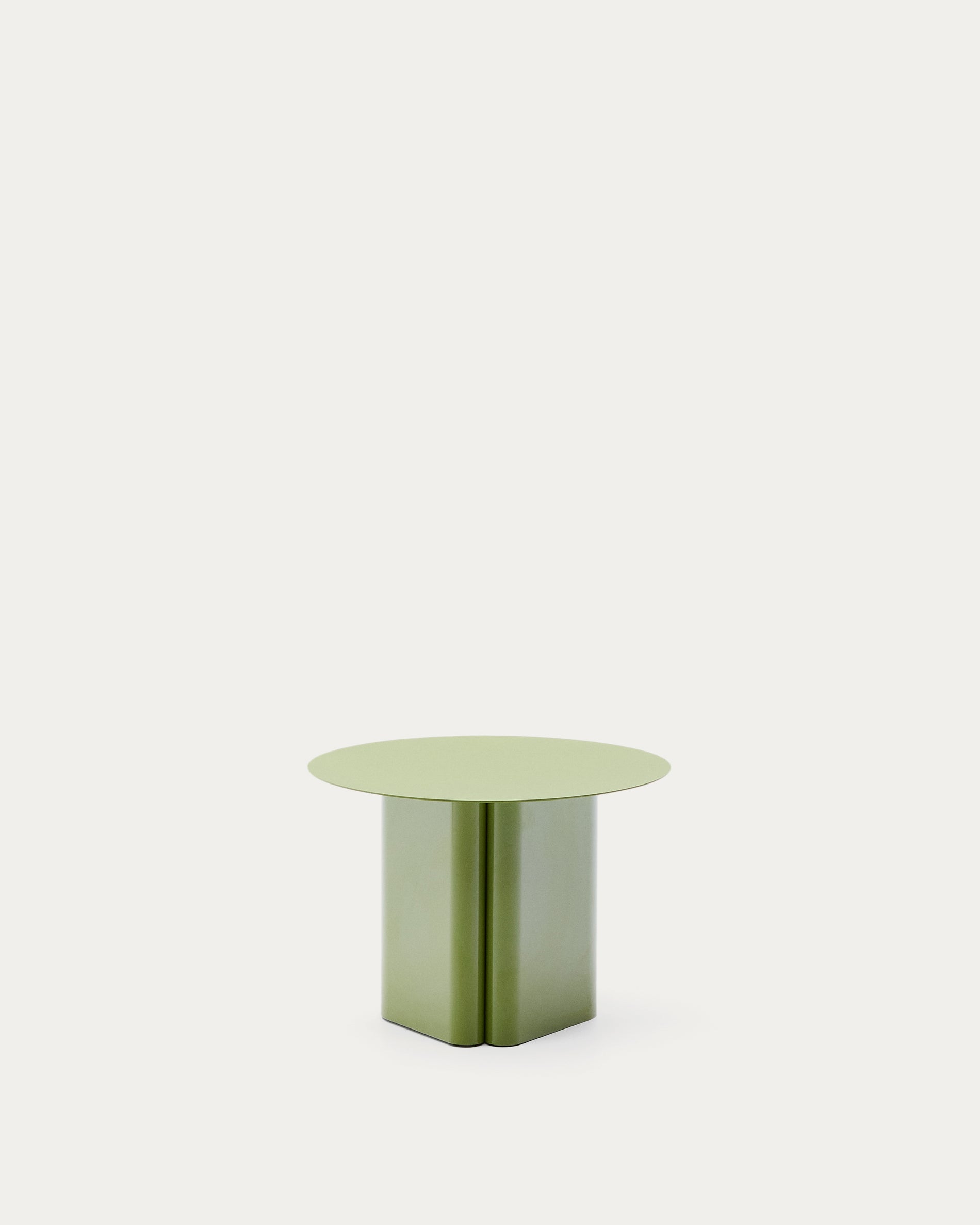 Arvin green iron side table Ø 55cm - Product View